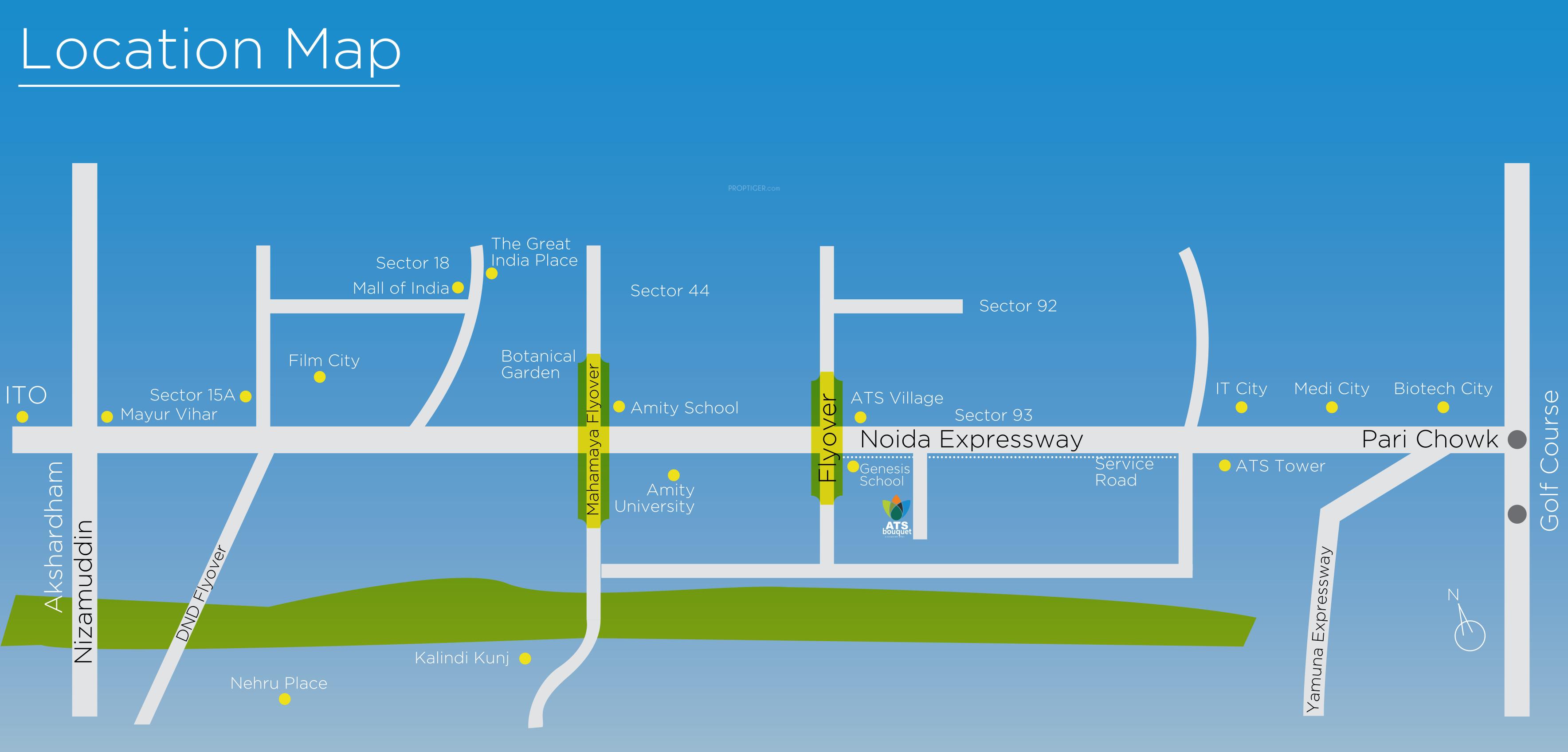  bouquet Location Plan