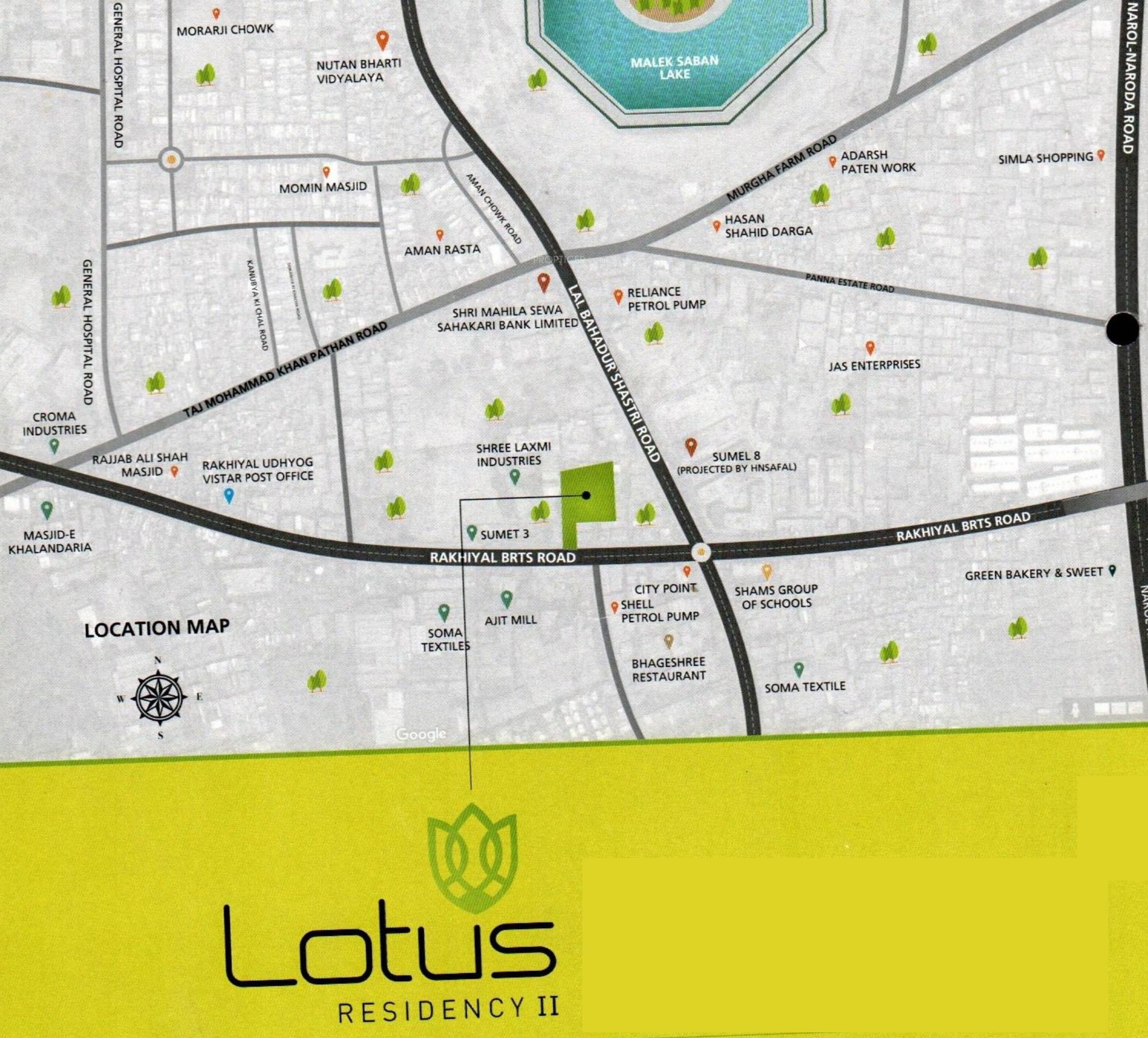  lotus-residency-2 Location Plan