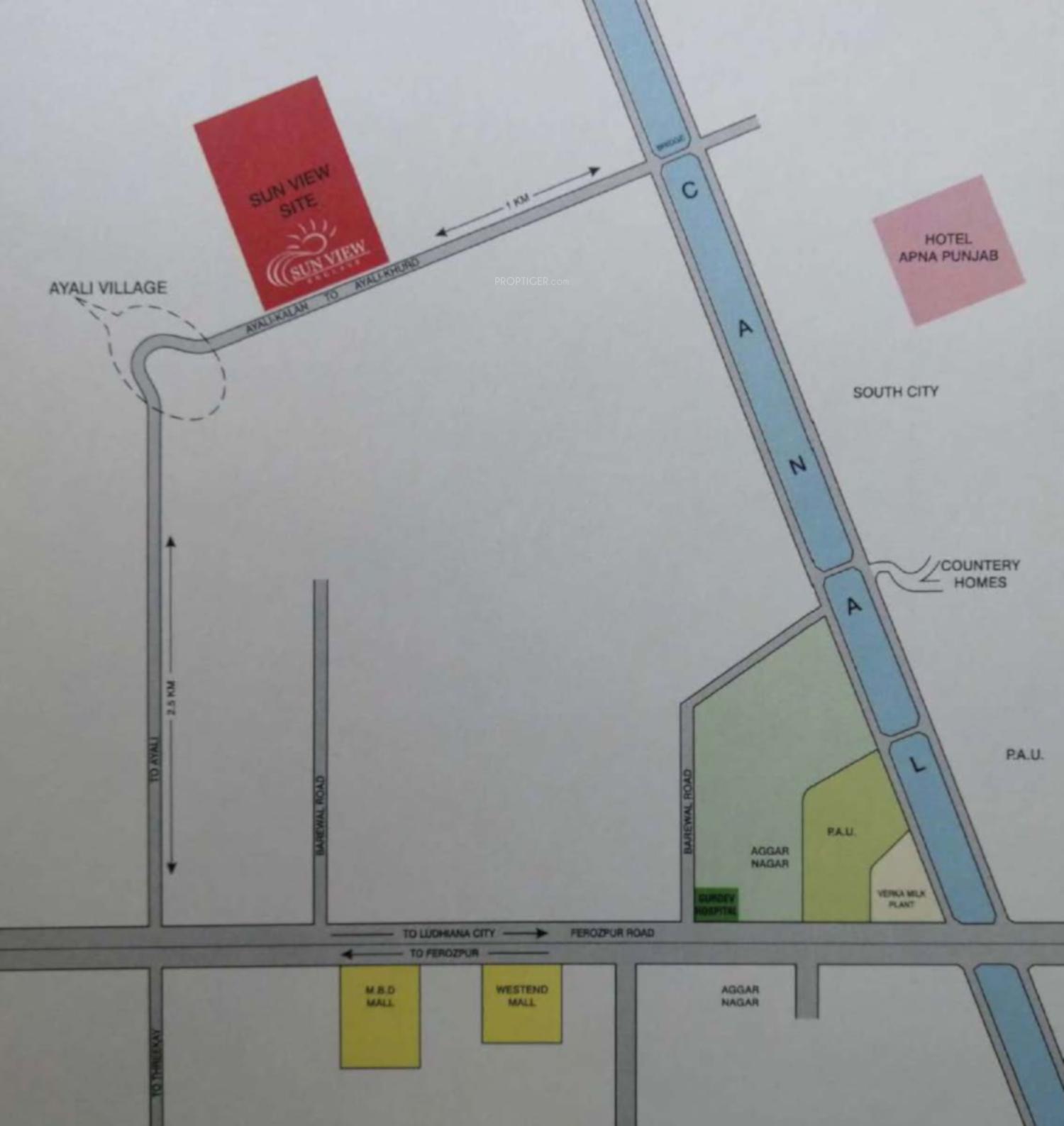  sun-view-enclave-ext-ii Location Plan