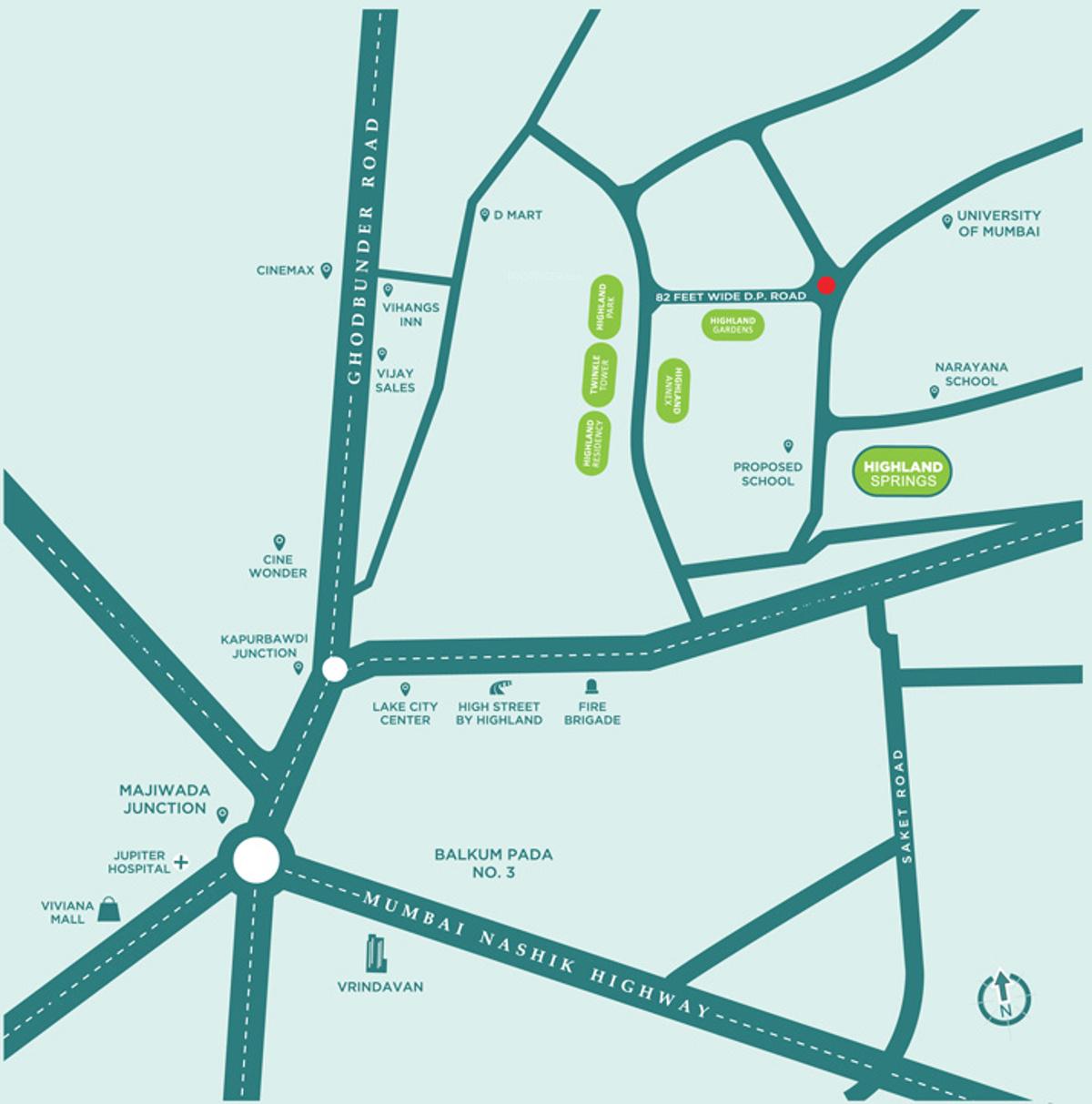  highland-springs-b4-d-wing Location Plan