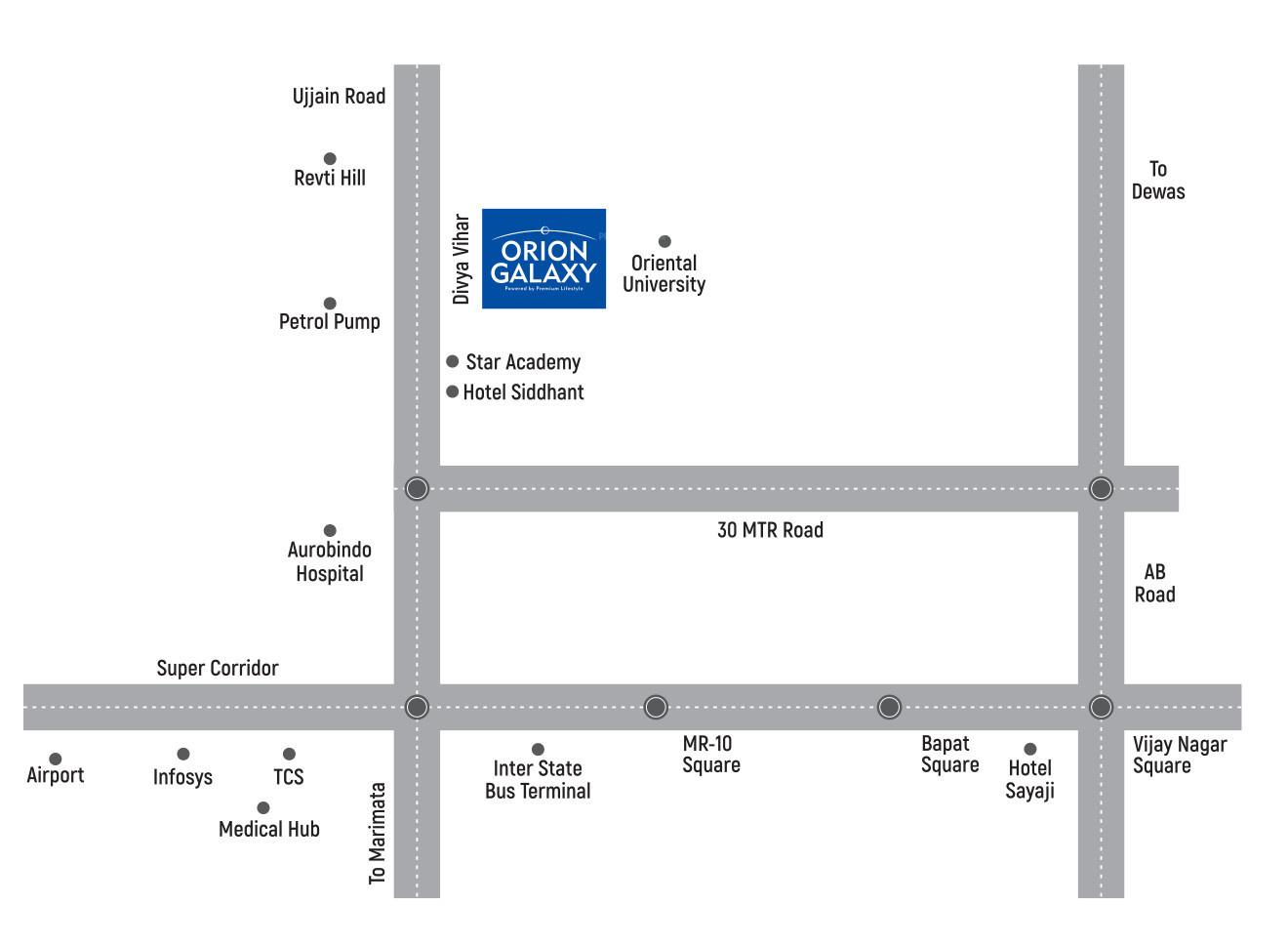  orion-galaxy Location Plan