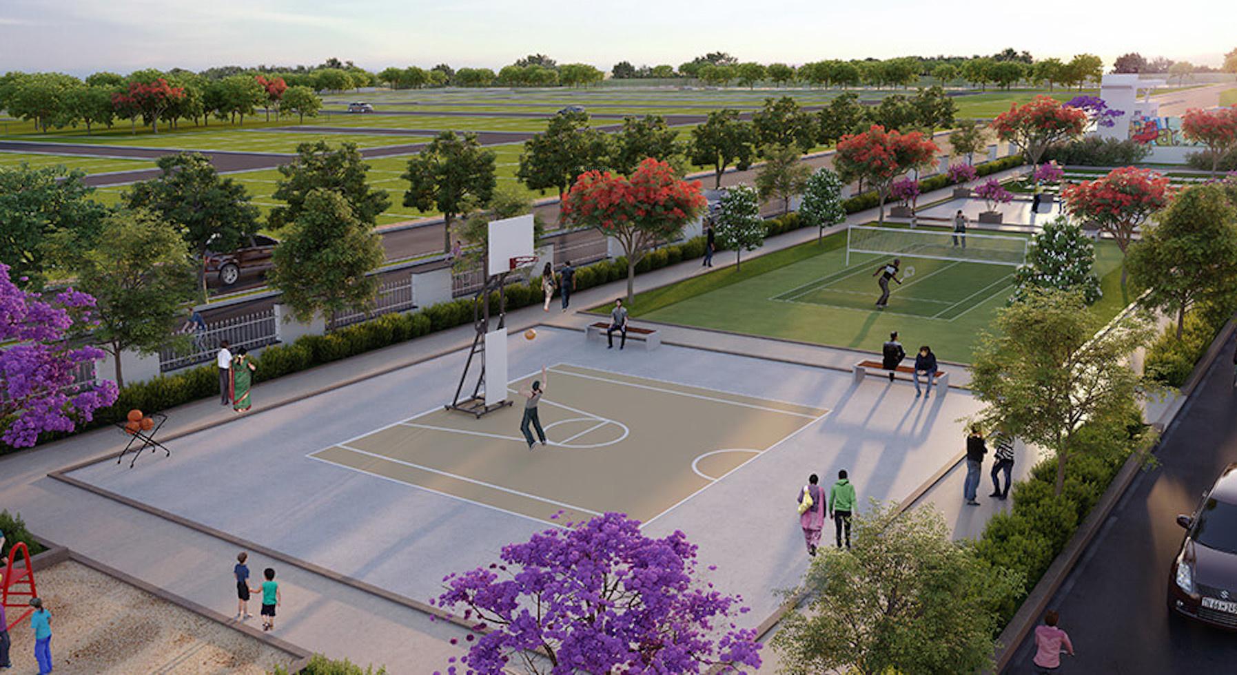  earth-at-one-city Basketball Court