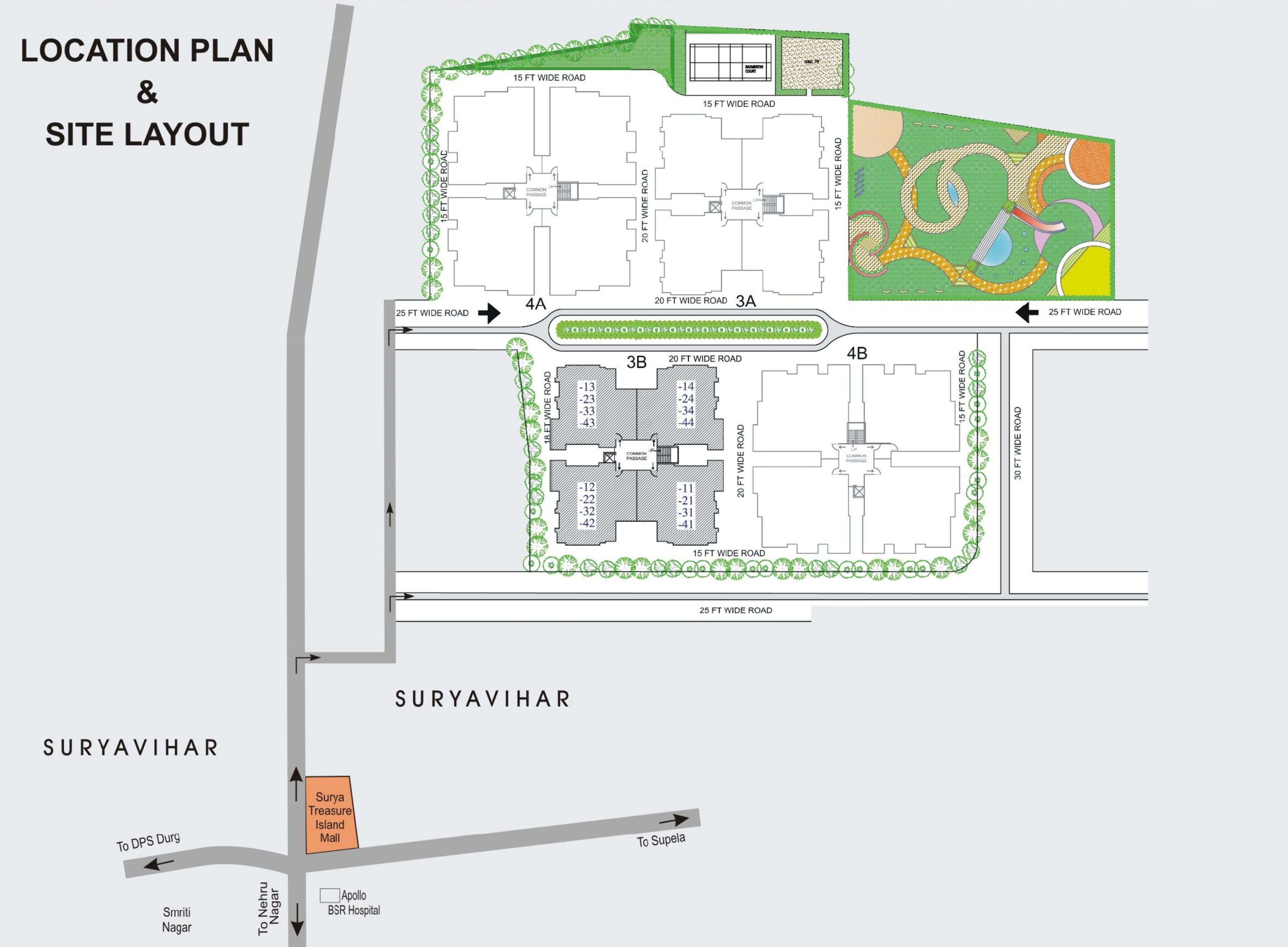  surya-vihar-towers Location Plan