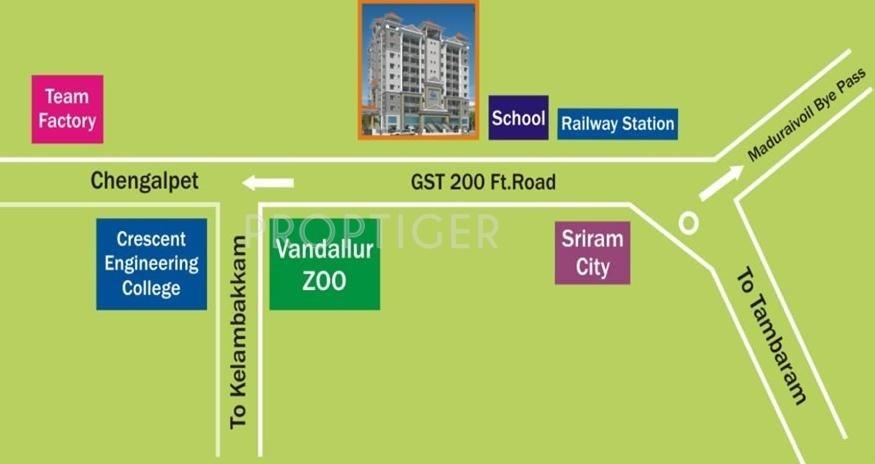 Jeayam Shelters Dream Palace Location Plan