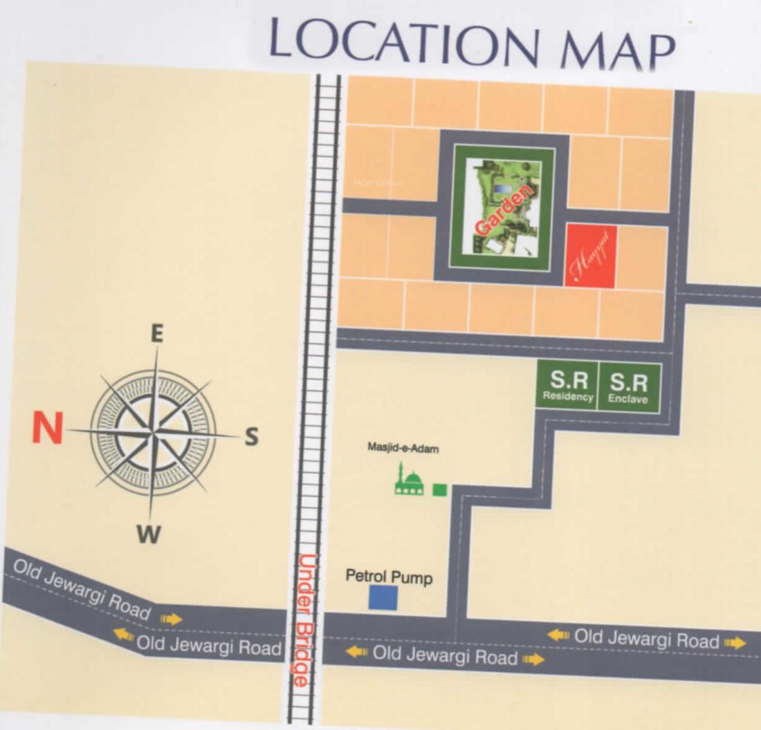  hayyat-residency Location Plan