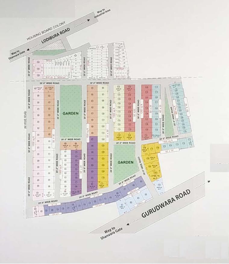  r-m-dhariwal-township-plotting Layout Plan