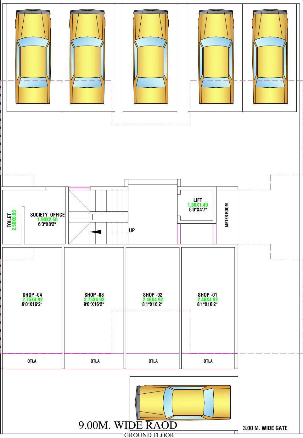  aster Aster Cluster Plan for ground Floor