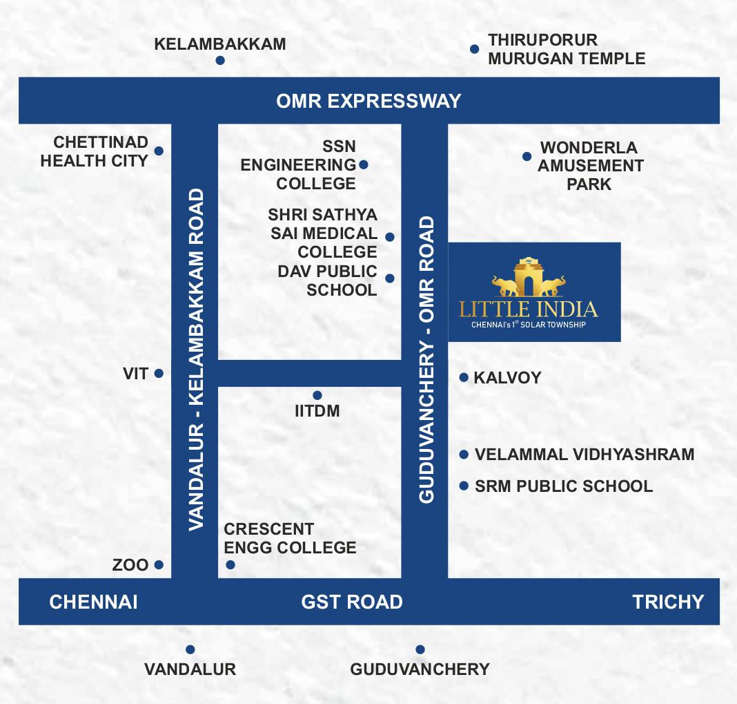  little-india-solar-township Location Plan