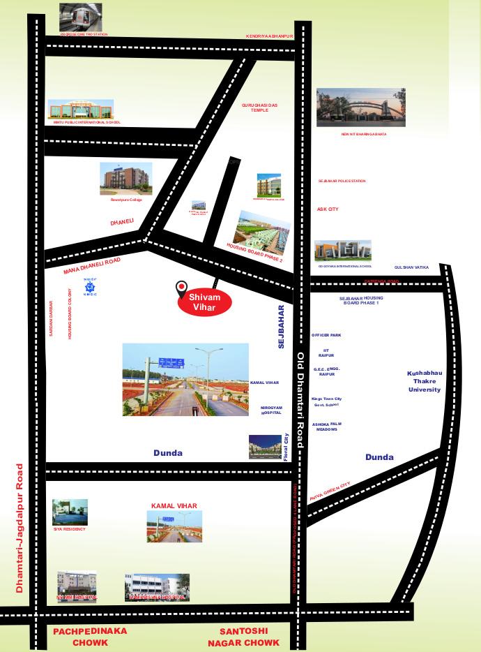  shivam-vihar Location Plan