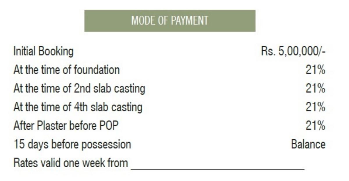  punit-enclave Construction Linked Payment (CLP)
