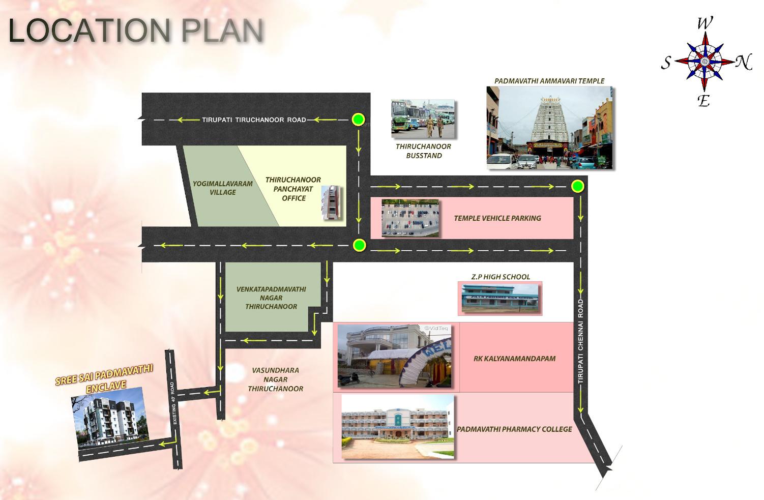  sai-padmavathi-enclave Location Plan
