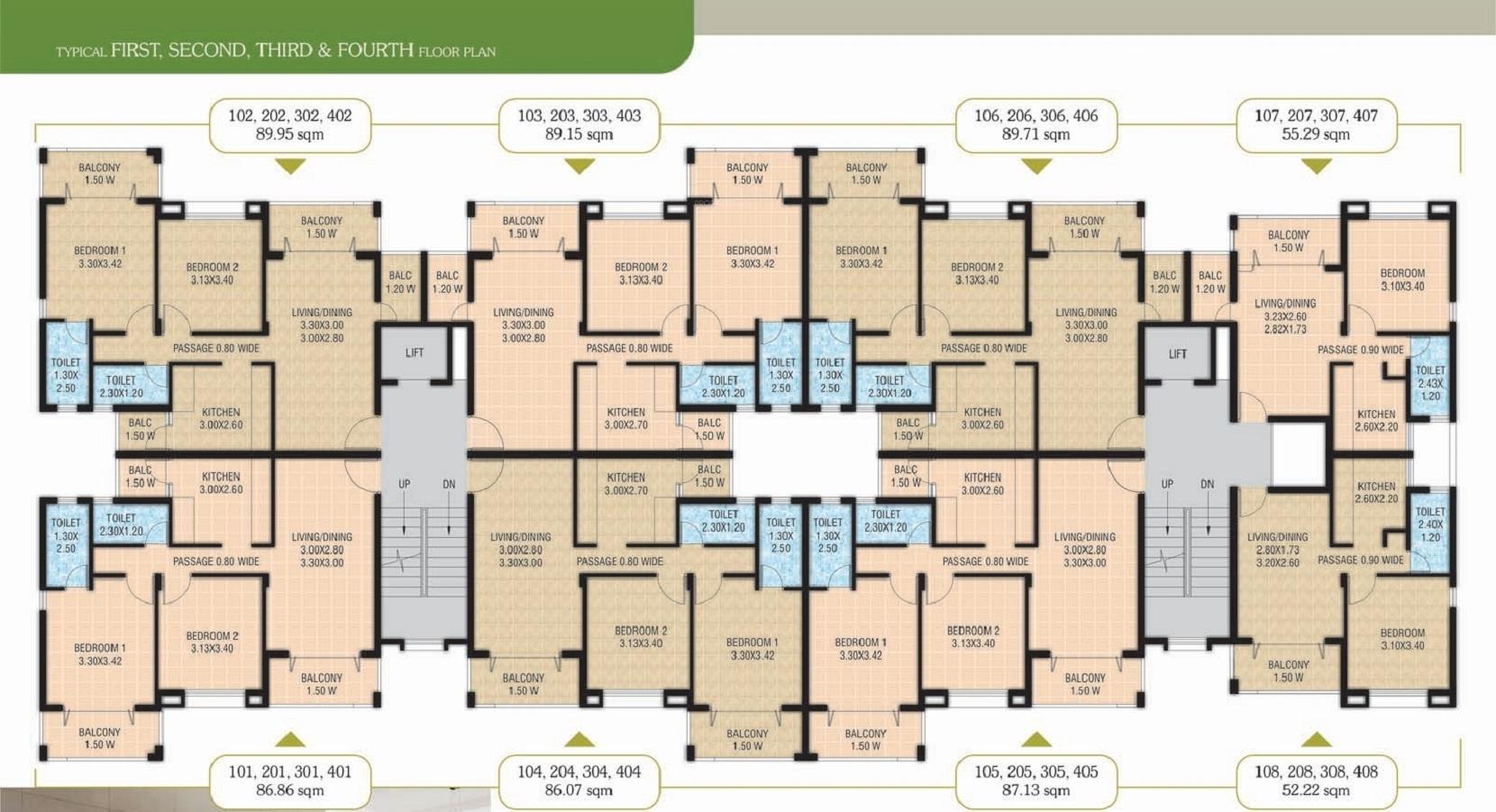  hillside Felicity Hillside Cluster Plan