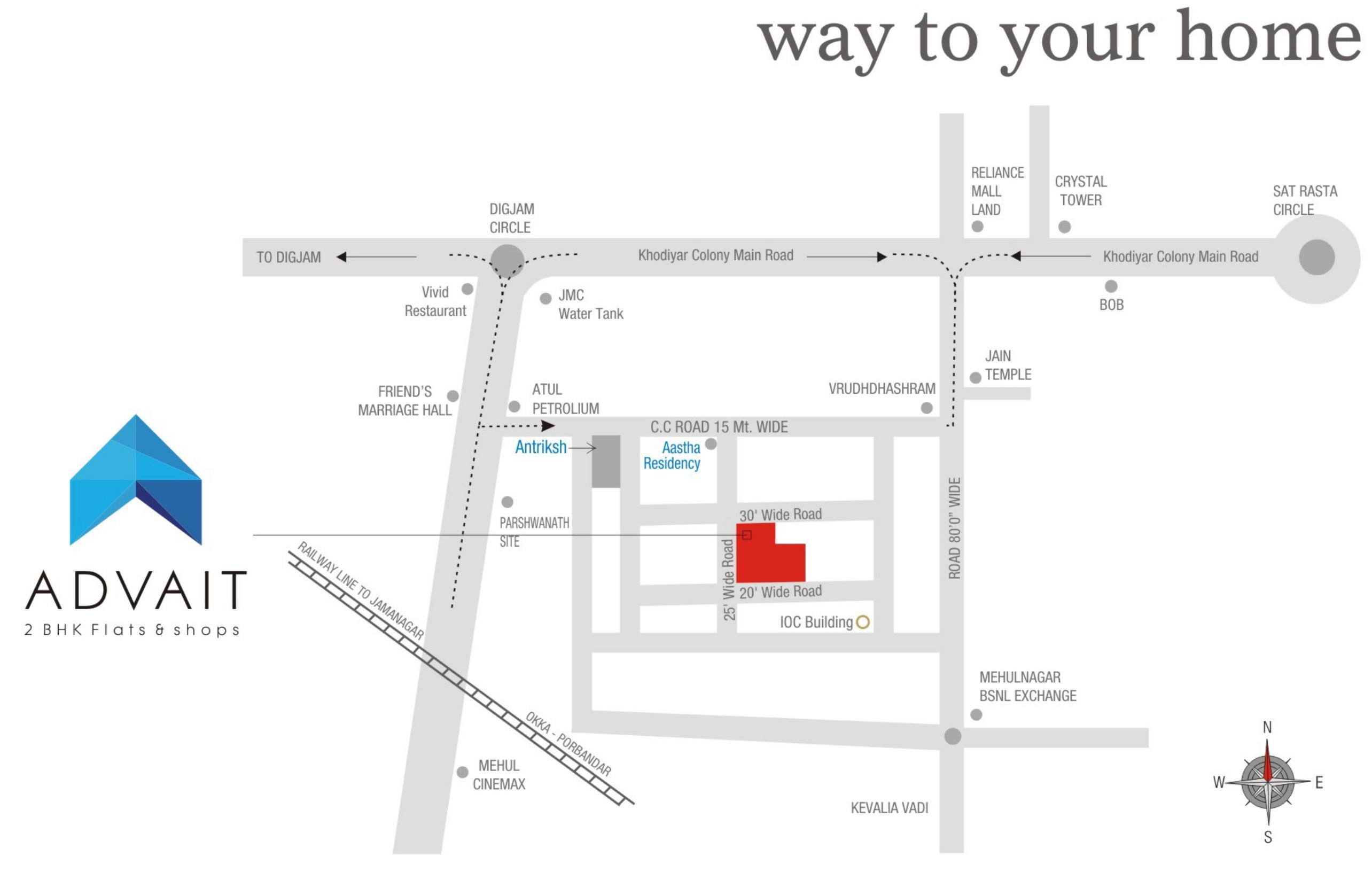  home-maker-advait Location Plan