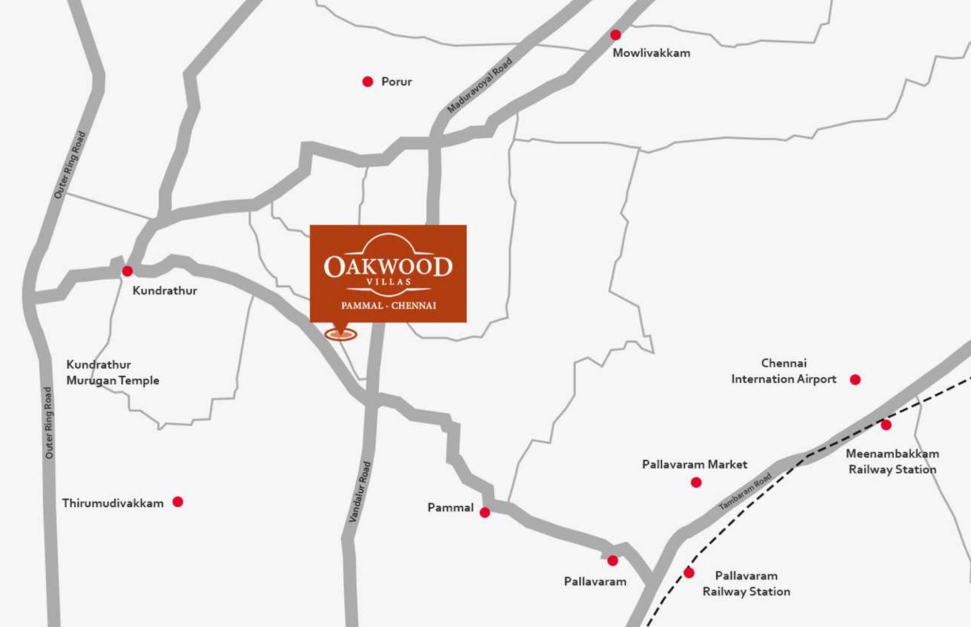  oakwood-villas-pammal Location Plan