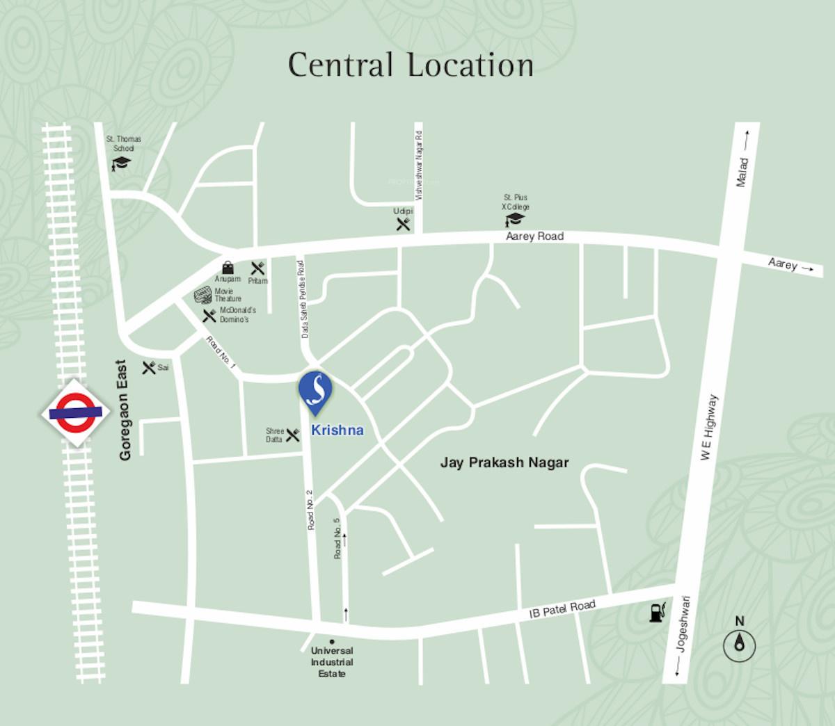  krishna Location Plan