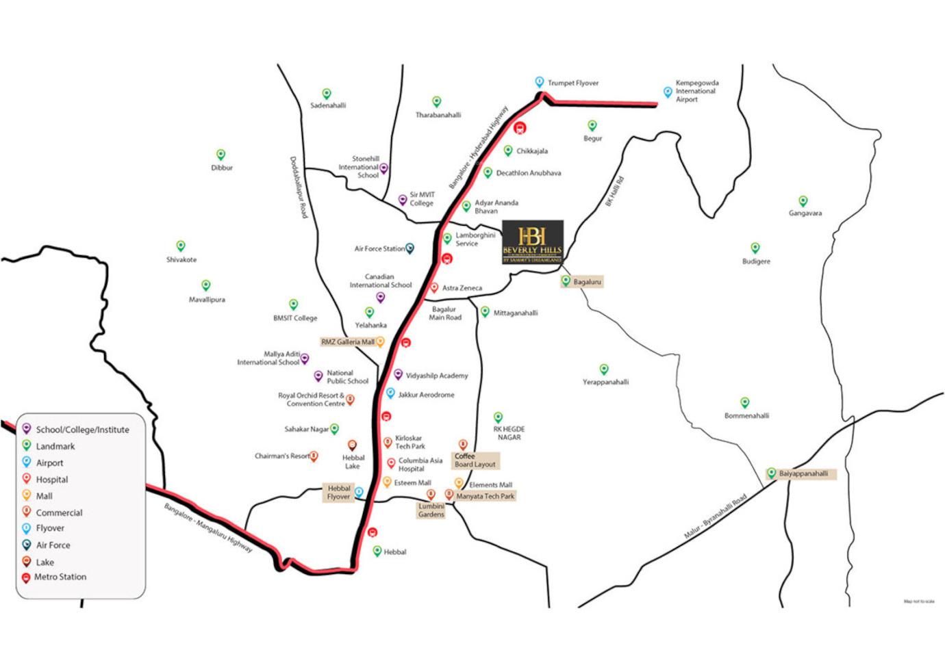  beverly-hills Location Plan