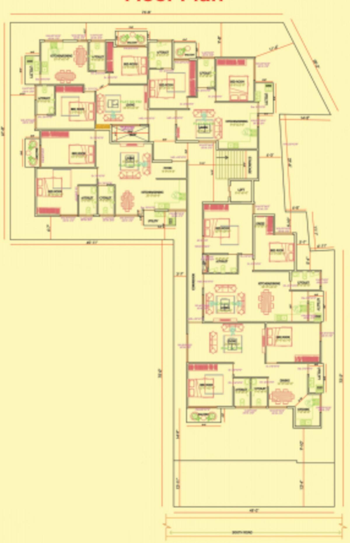  guru-prasanna Tower 1 Cluster Plan