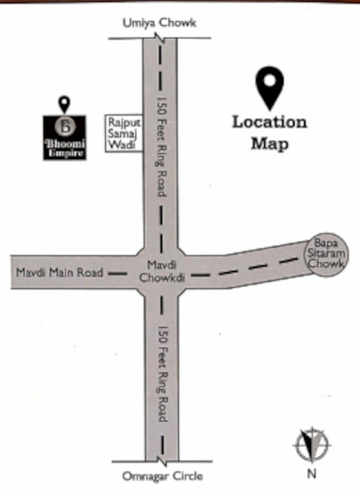  bhoomi-empire Location Plan
