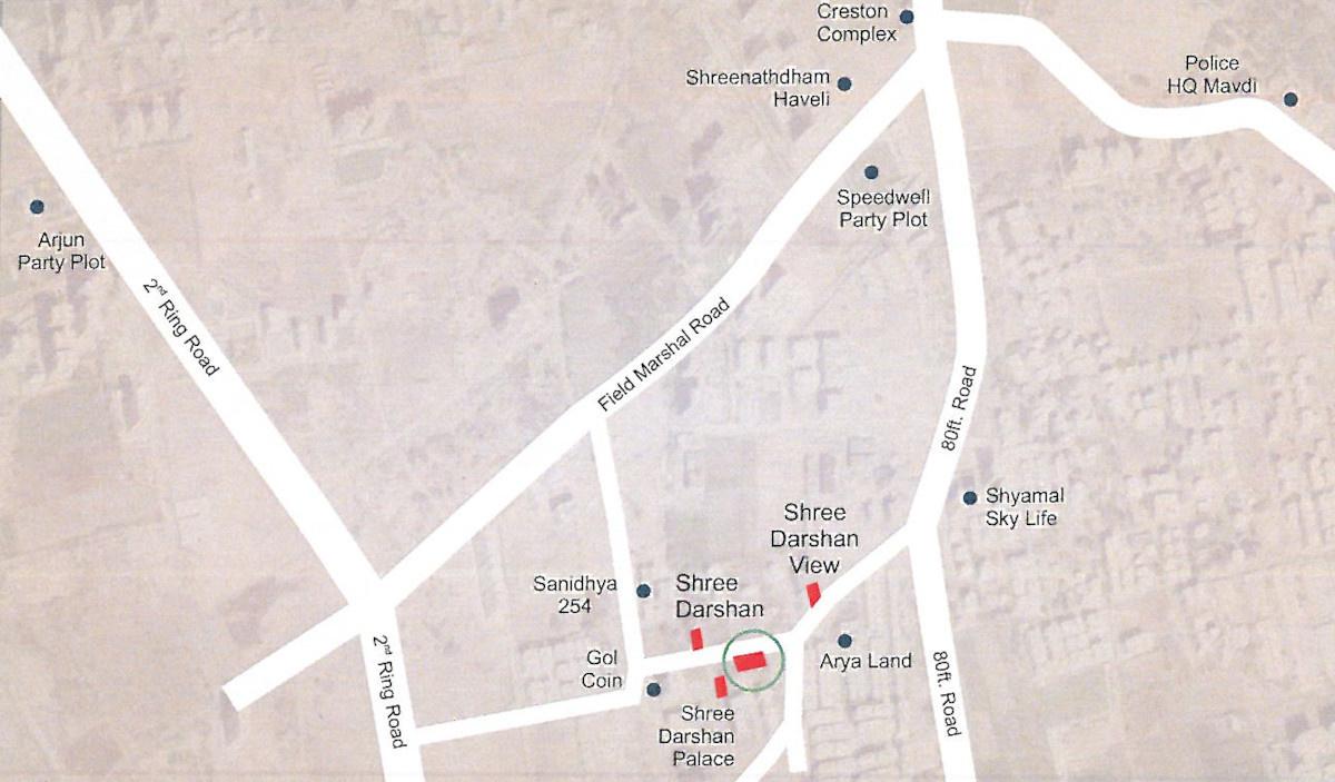  shree-darshan-sky Location Plan