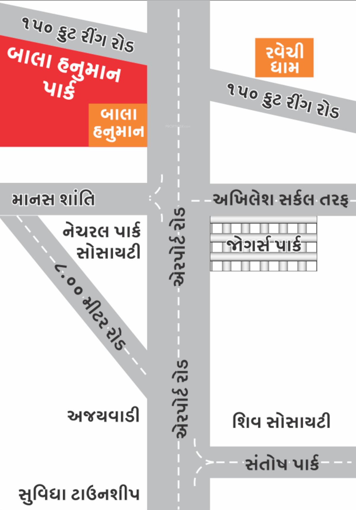  balahanuman-park Location Plan