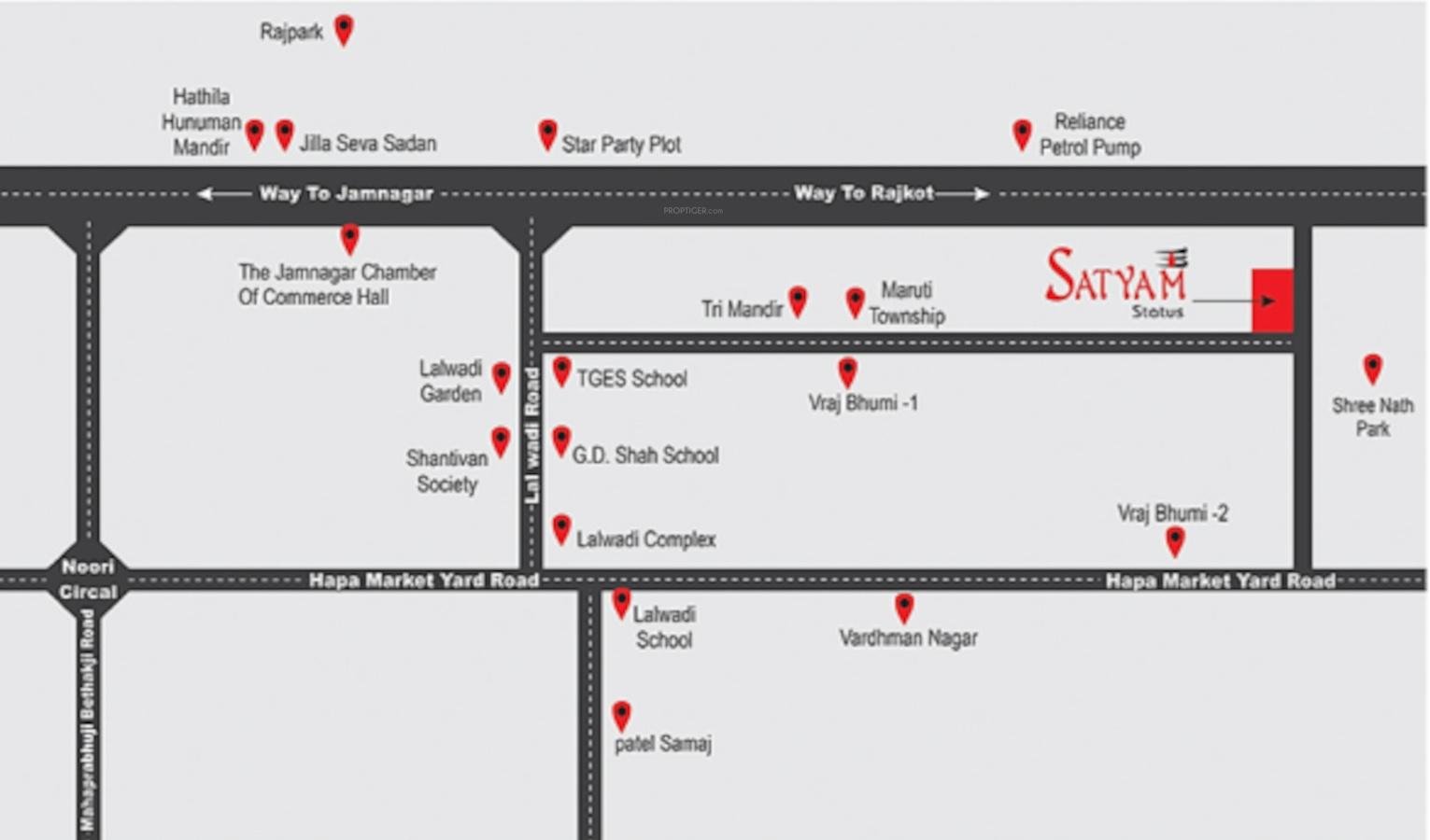 satyam-status Location Plan