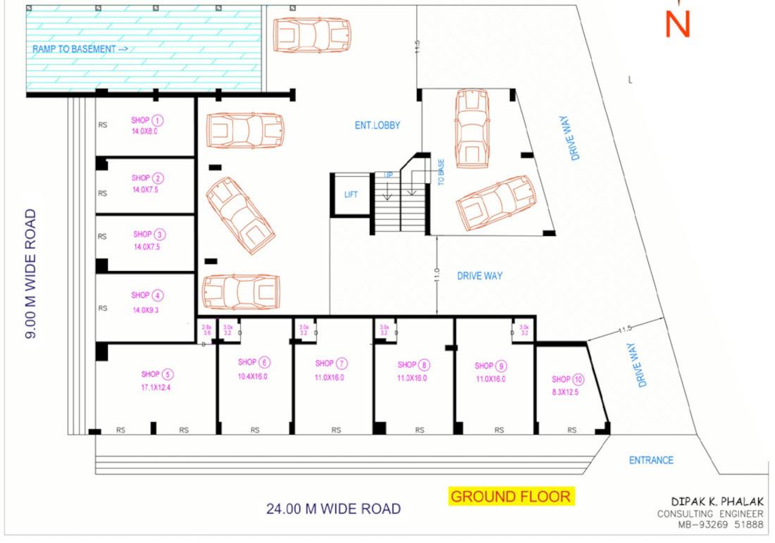  shubham Shubham Cluster Plan for ground Floor