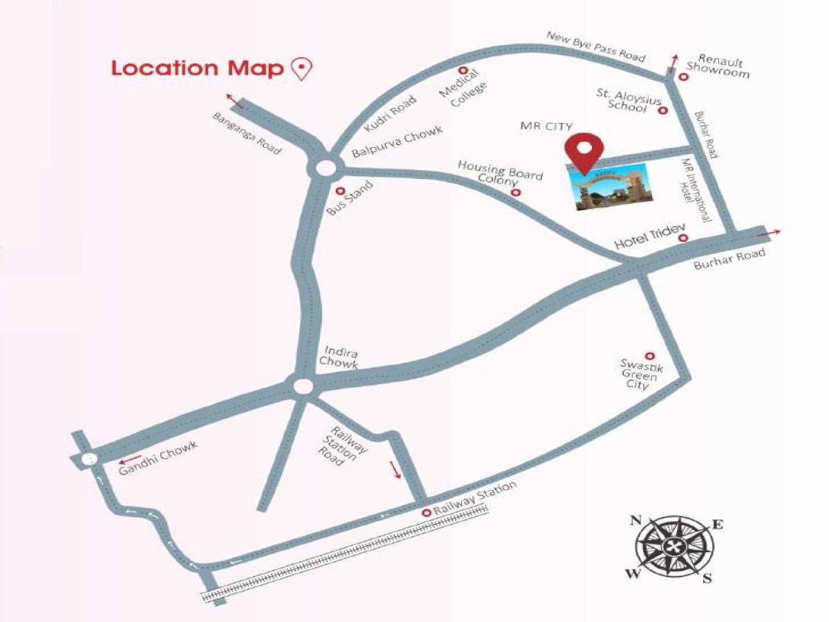  m-r-city Location Plan