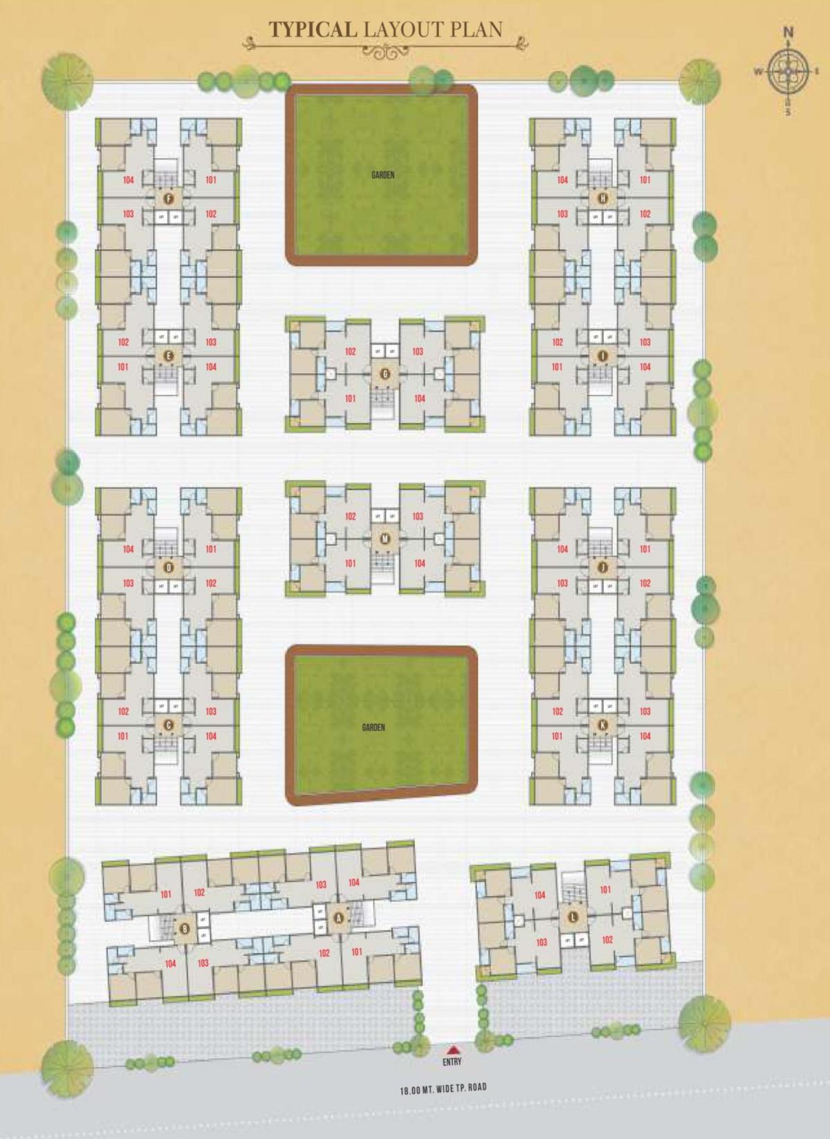  victoria-residency Layout Plan
