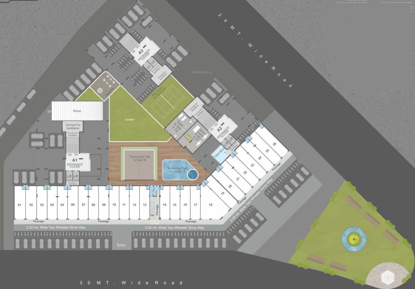  the-maple-skydeck Layout Plan