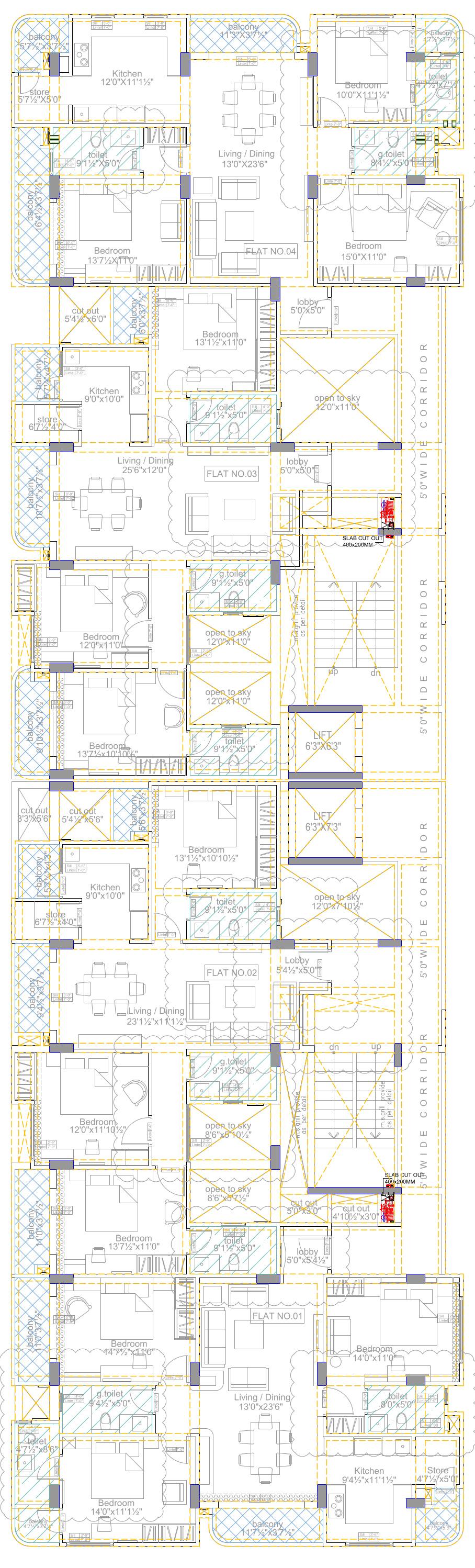  imperial-paradise Block - 1 Cluster Plan