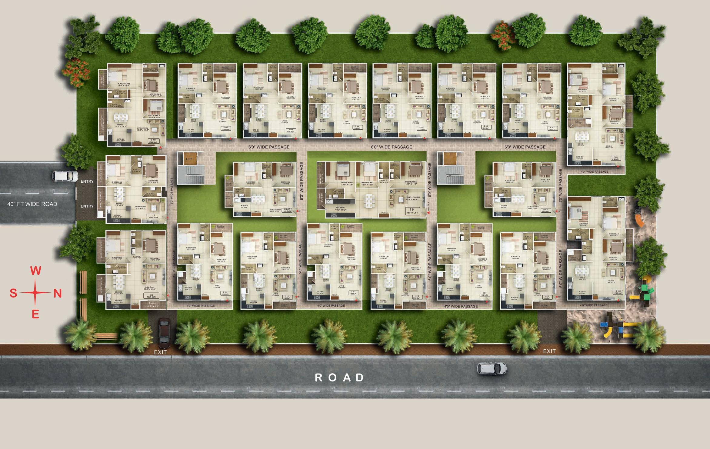  ballari-pearls Layout Plan