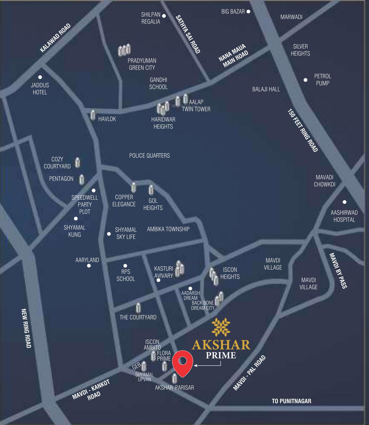  akshar-prime Location Plan