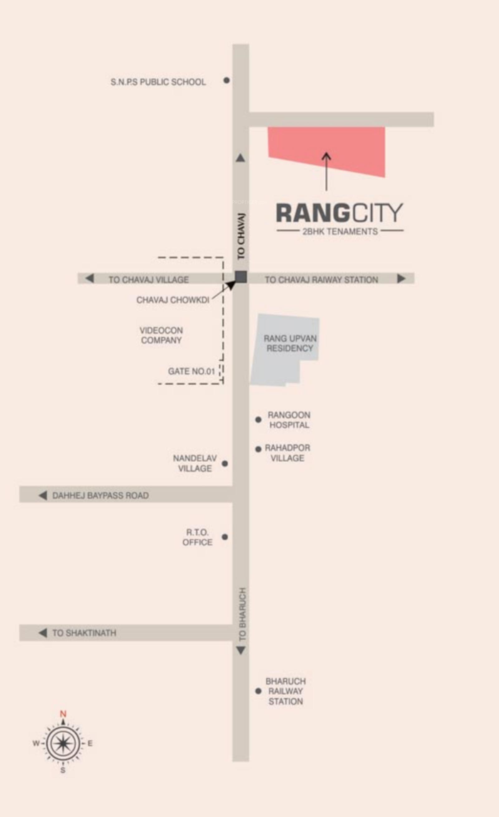 rang-city Location Plan