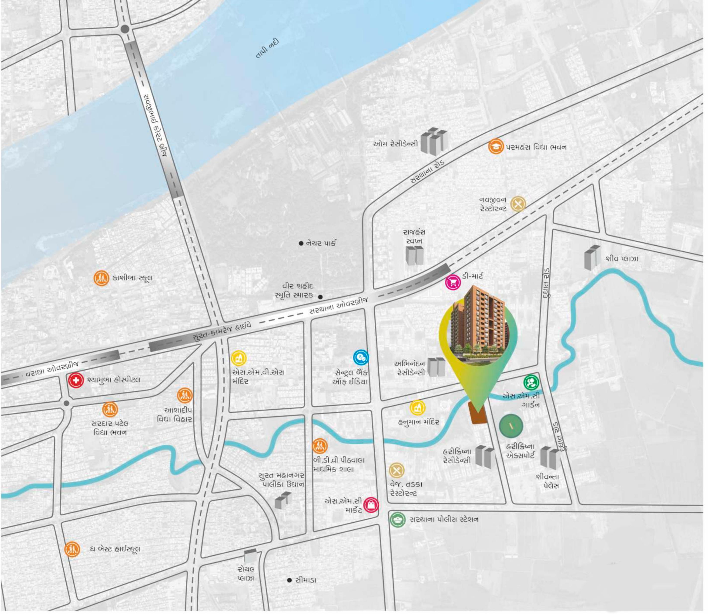  infinity-park Location Plan