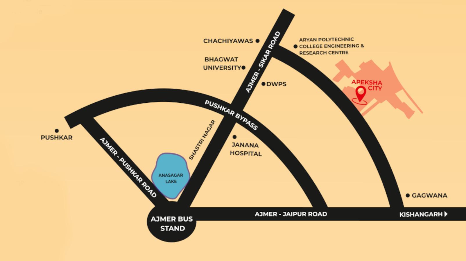  city-ajmer Location Plan