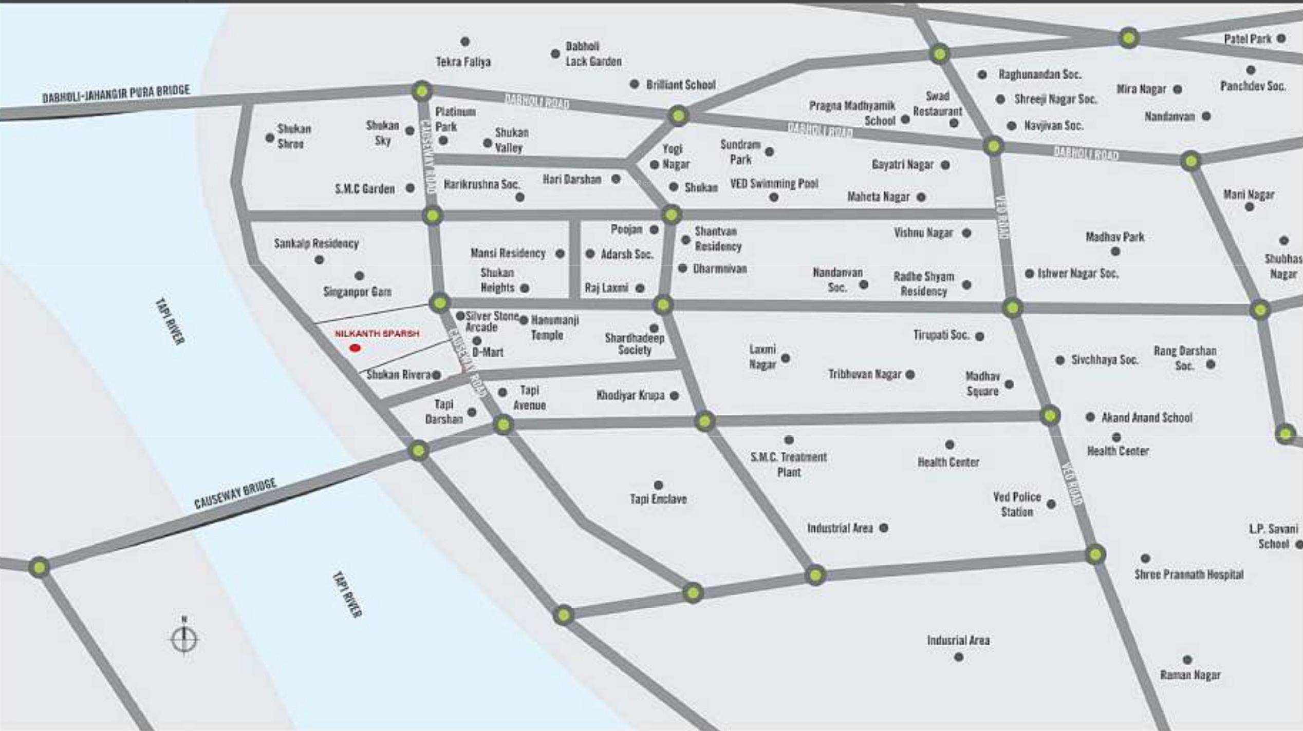  sparsh-building-a1-to-a4-b4-to-b6 Location Plan