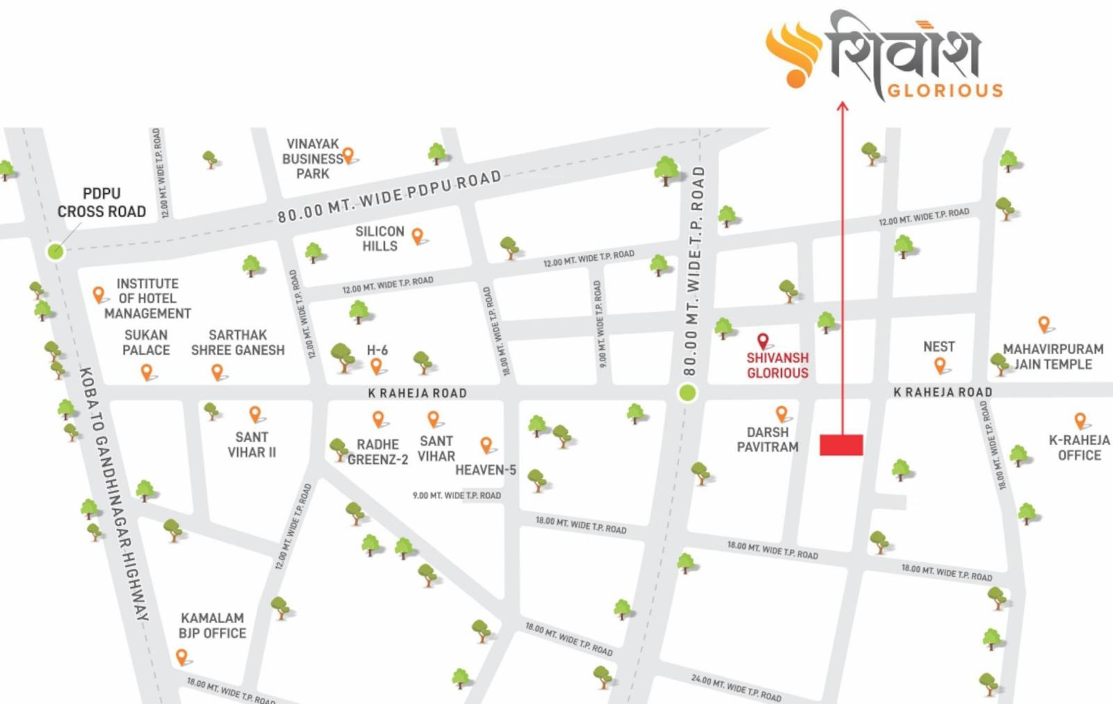  shivansh-glorious Location Plan