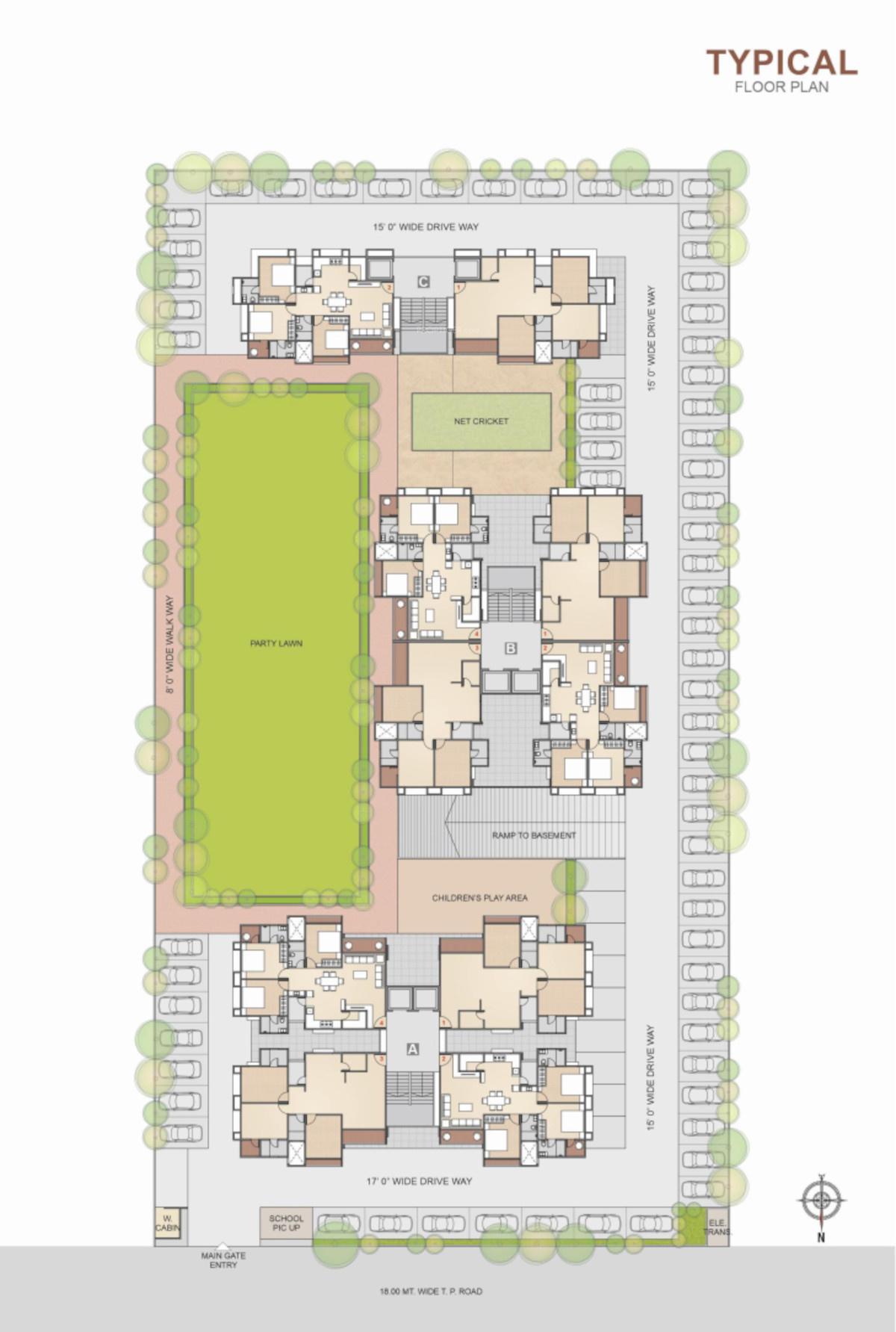  meera-homes A,B,C Cluster Plan