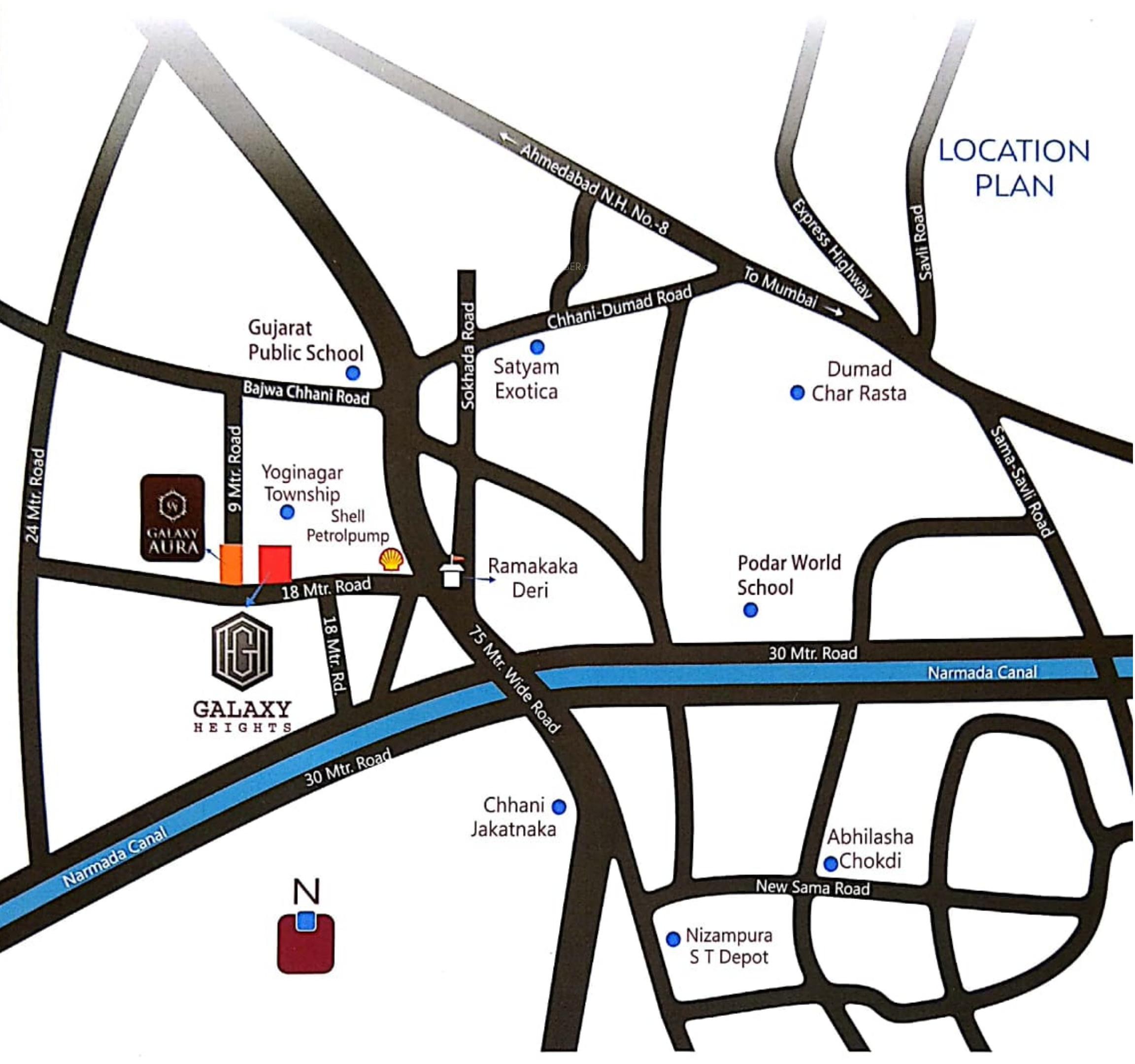  heights Location Plan