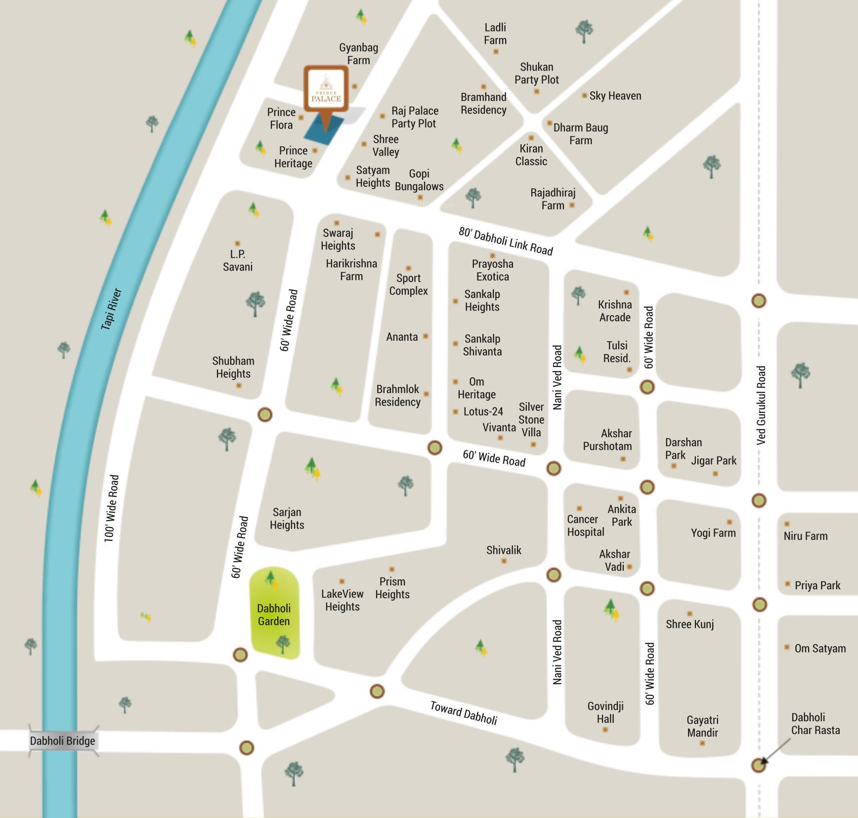  prince-palace Location Plan