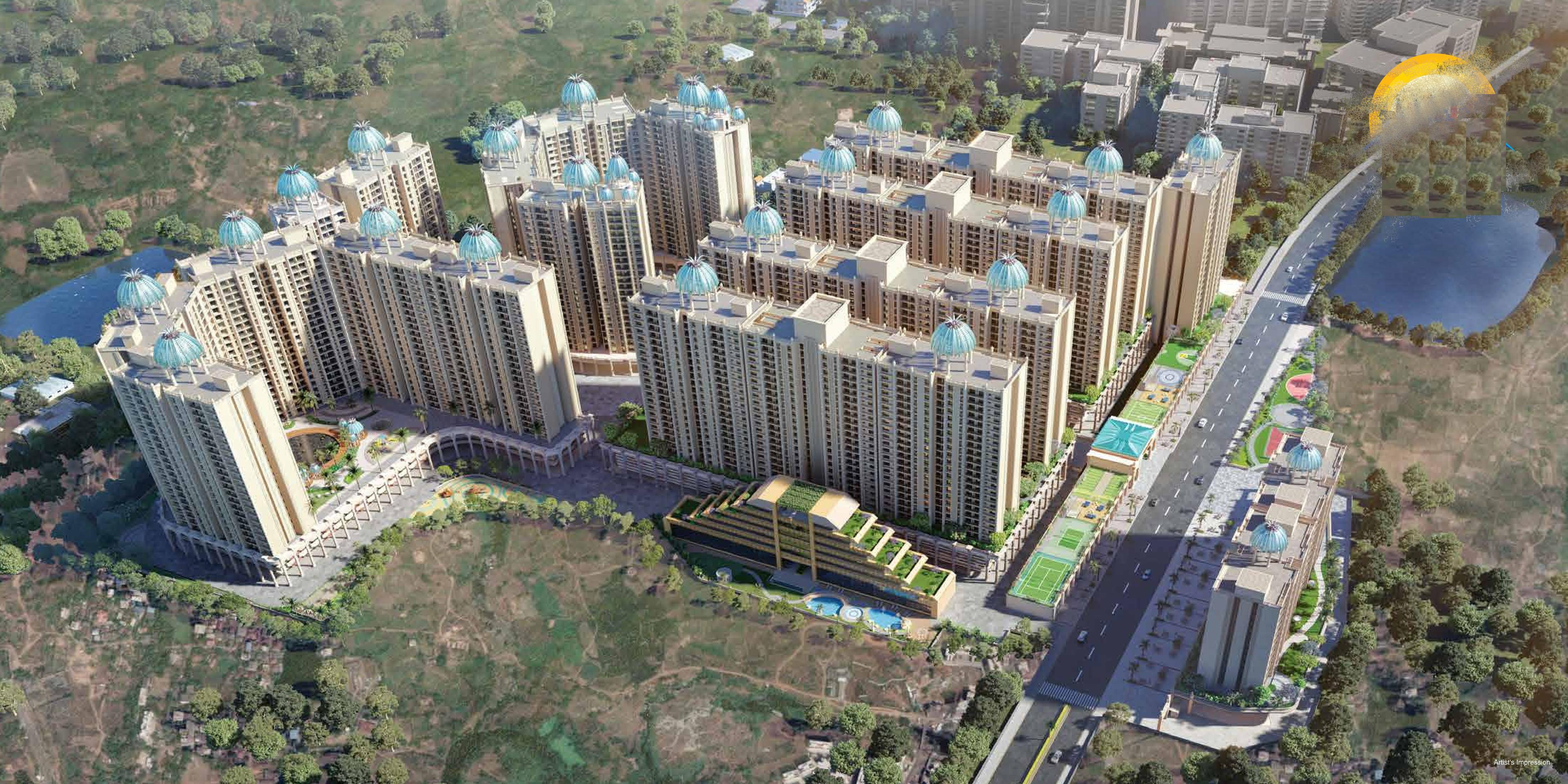  sai-suncity-phase-1 Elevation