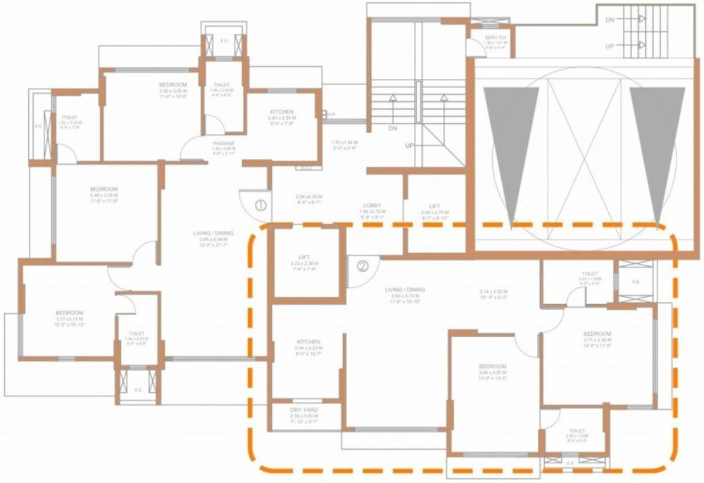  vue Kripa Vue Typical Cluster Plan