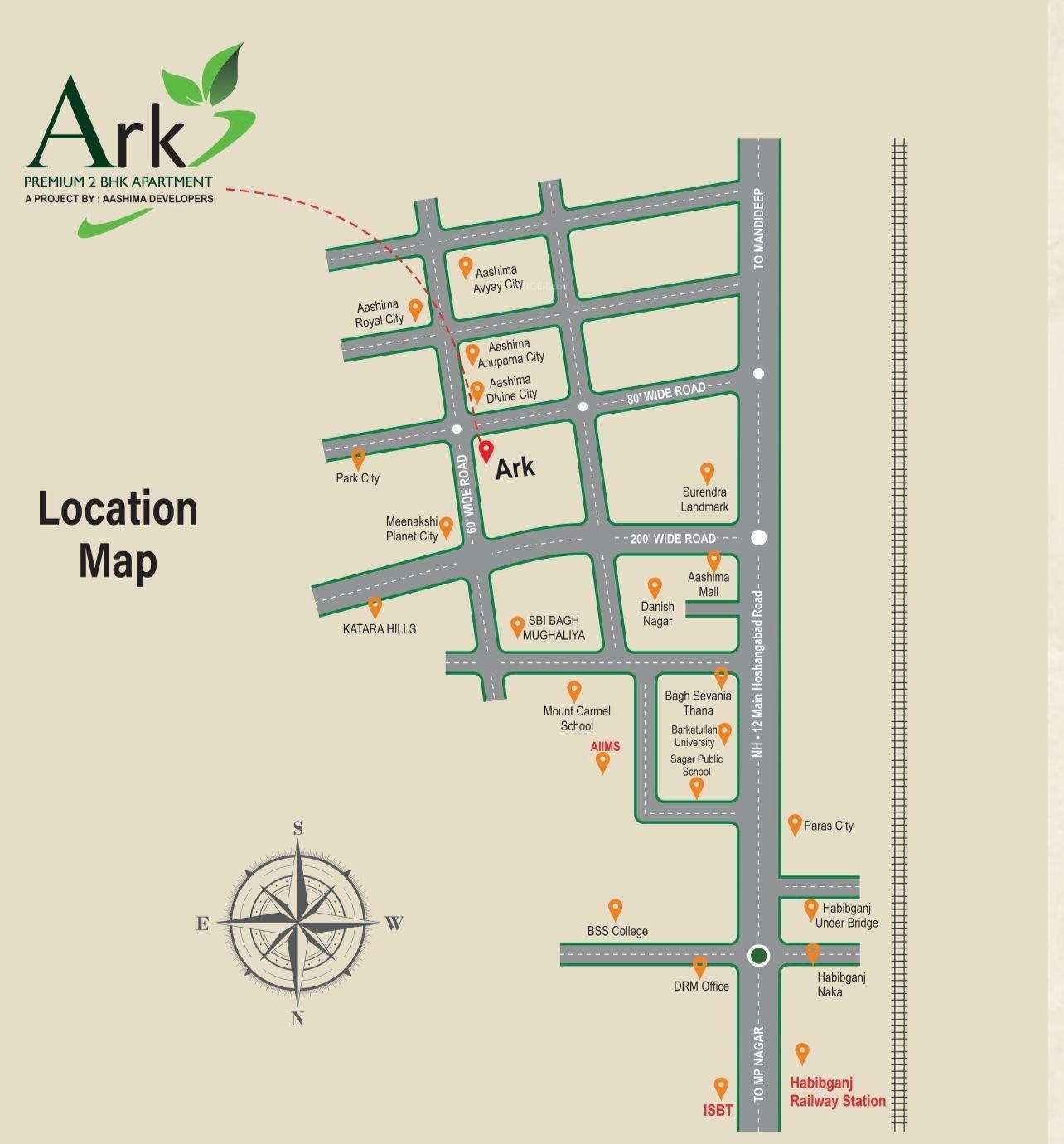  aashima-arka Location Plan