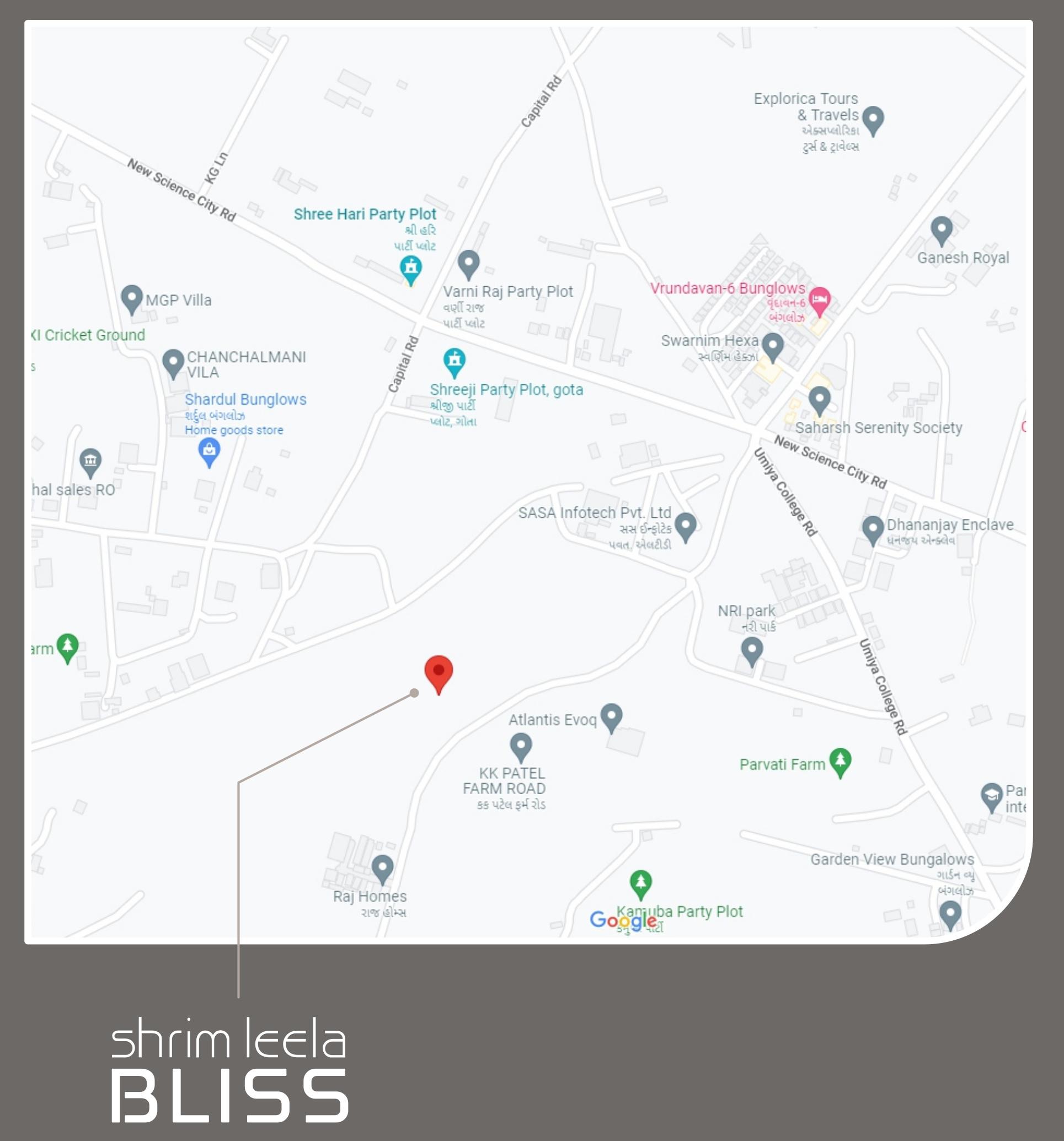 shrim-leela-bliss Location Plan