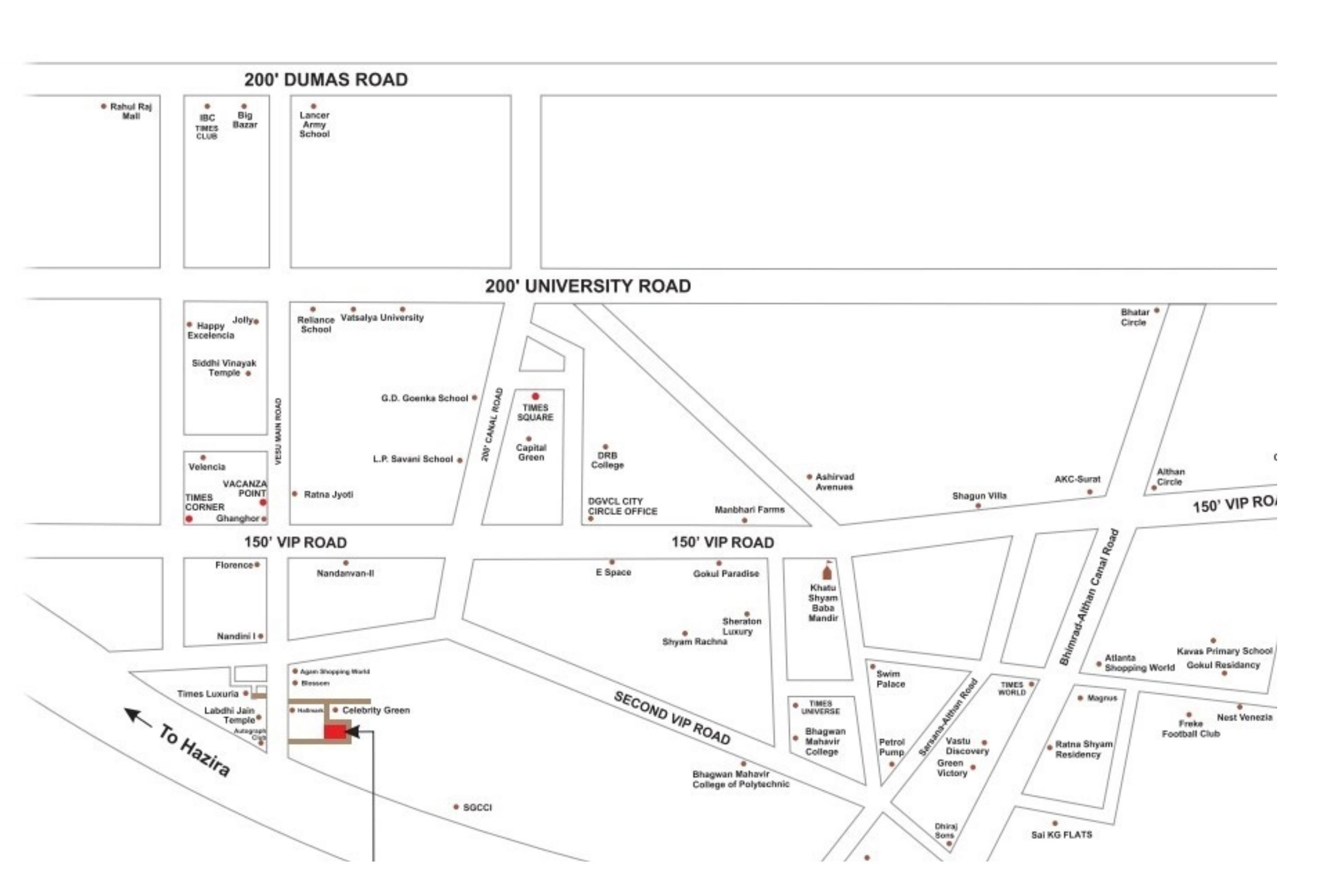  the-address Location Plan