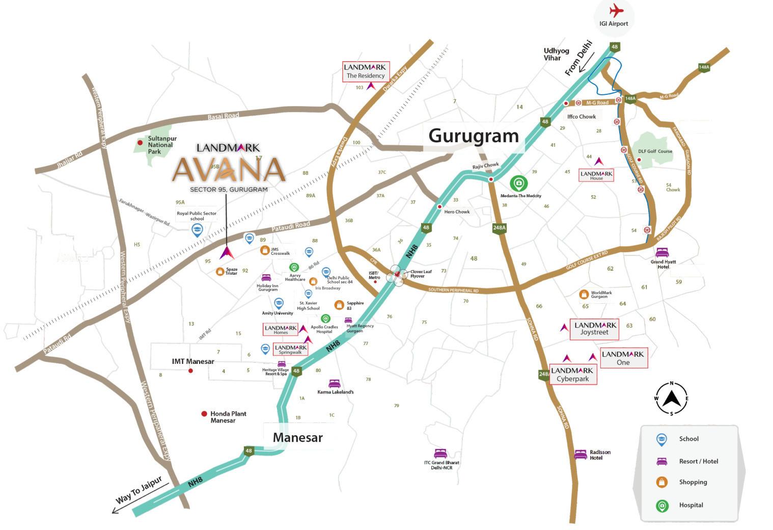  avana Location Plan