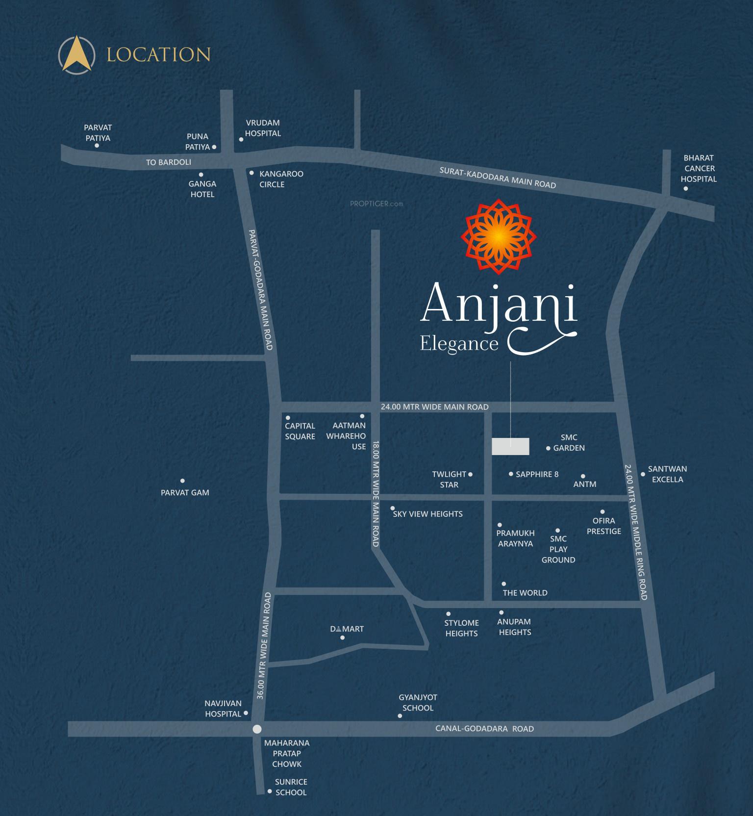  anjani-elegance Location Plan