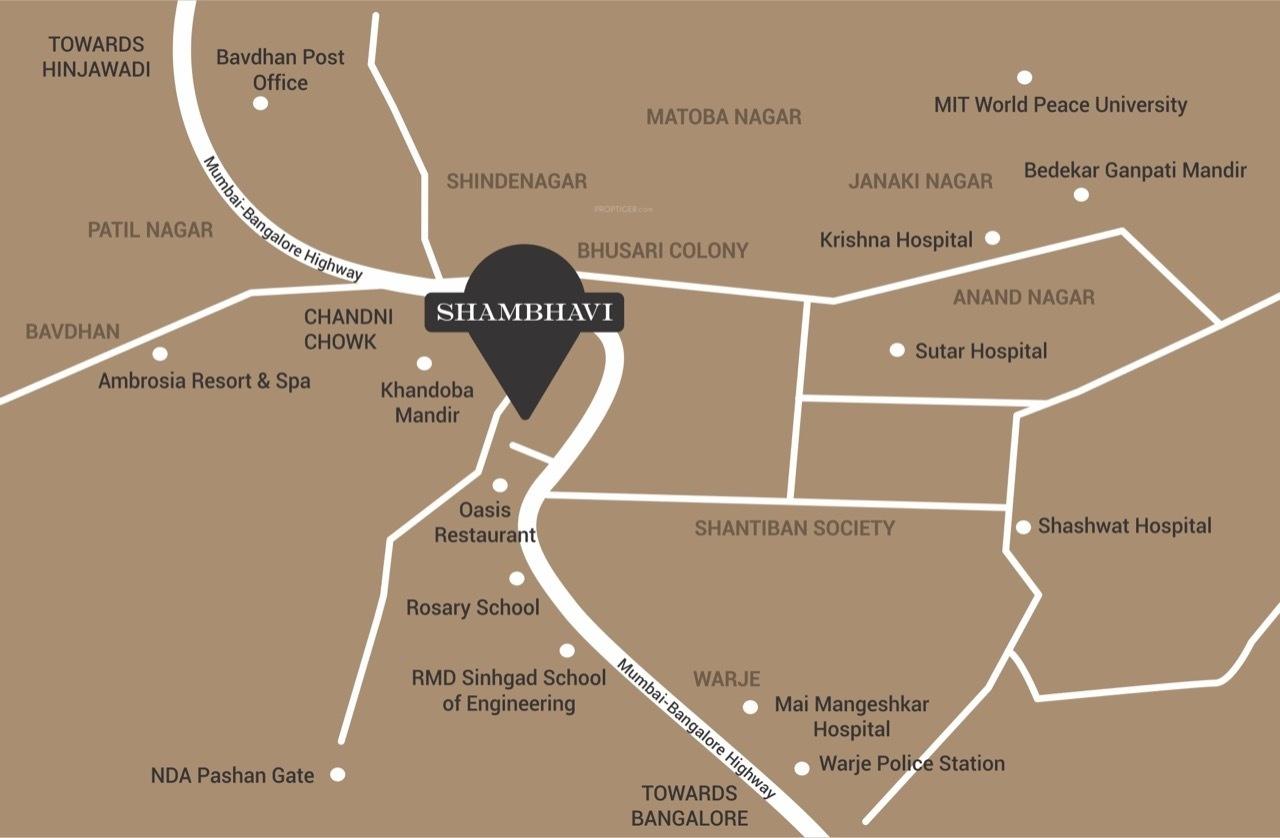  shambhavi Location Plan