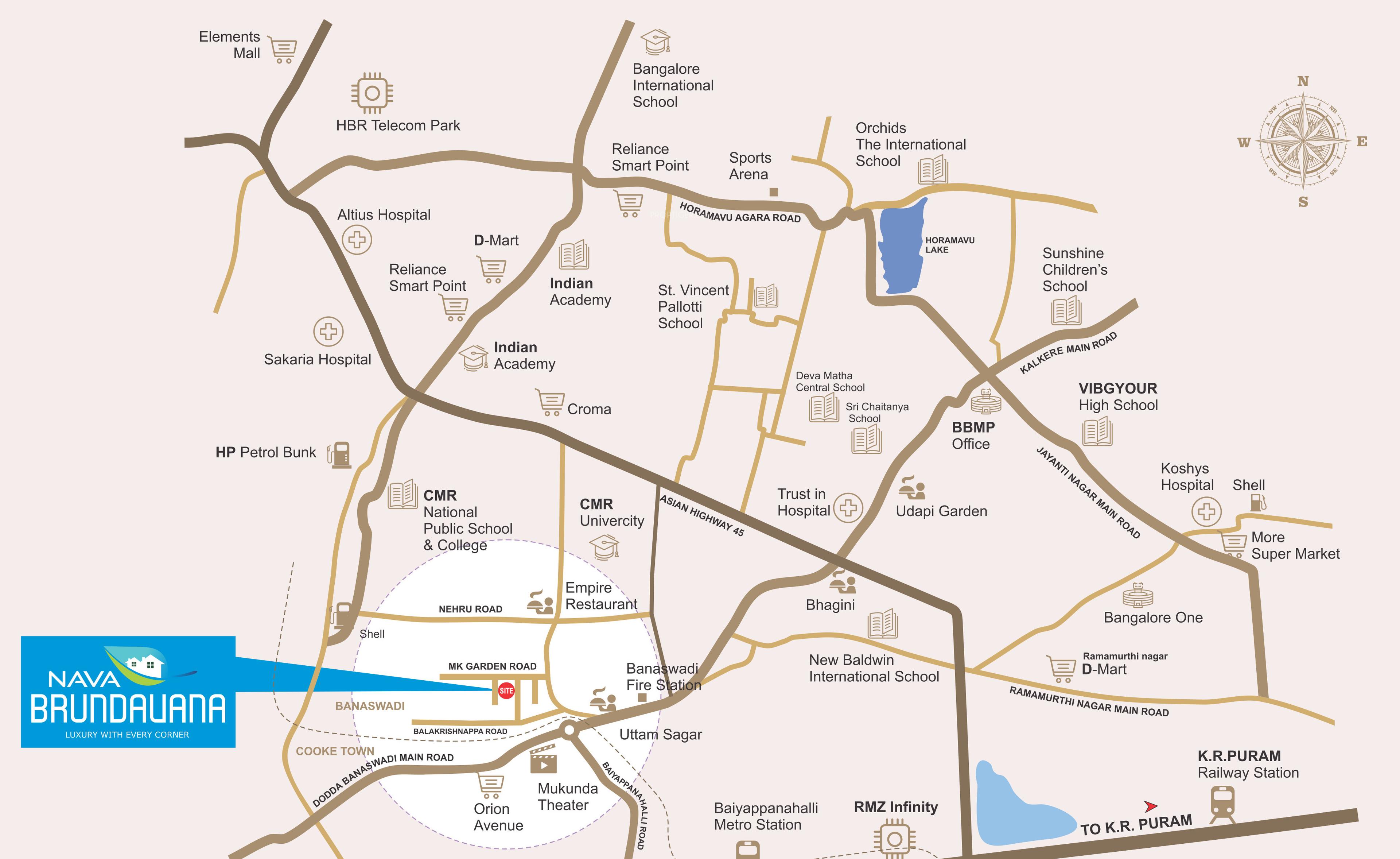  brundauana Location Plan