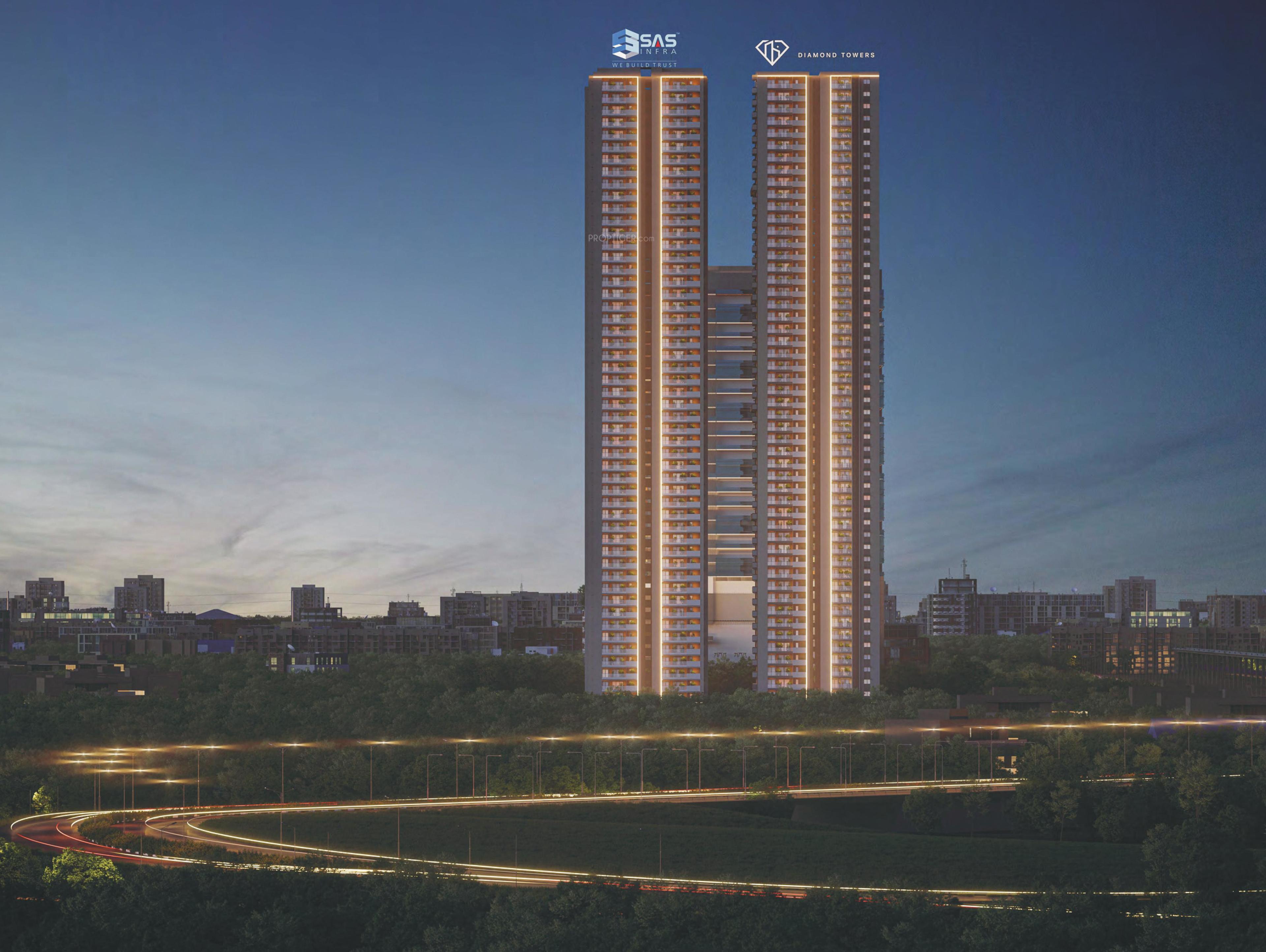  diamond-towers Elevation